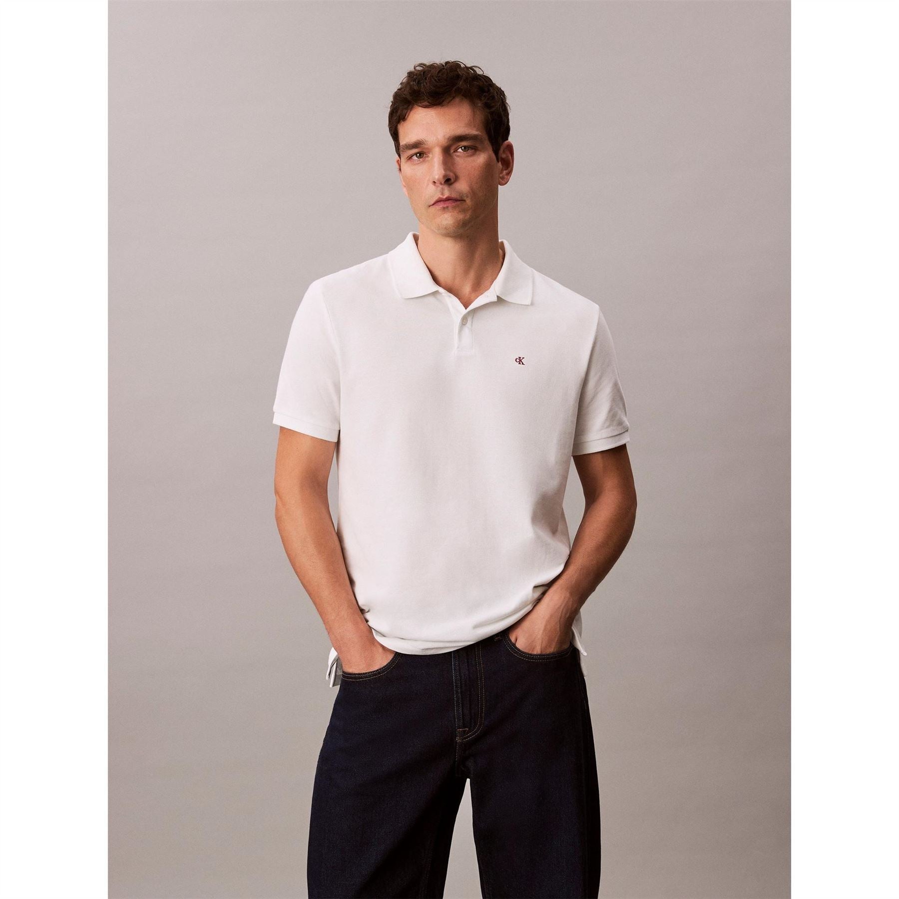 Calvin Klein Jeans Regular Fit Short Sleeve Polo Shirt