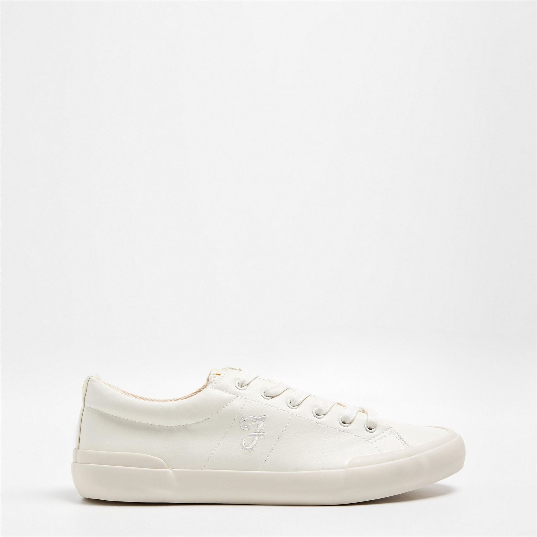 Farah Dals Low Top Lettering Flat Heel Shoes