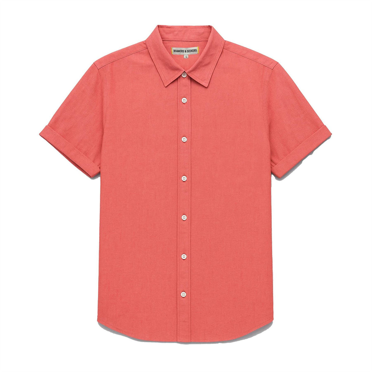 Roamers and Seekers Collared Neck Shirt Collar Short Sleeve Shirt