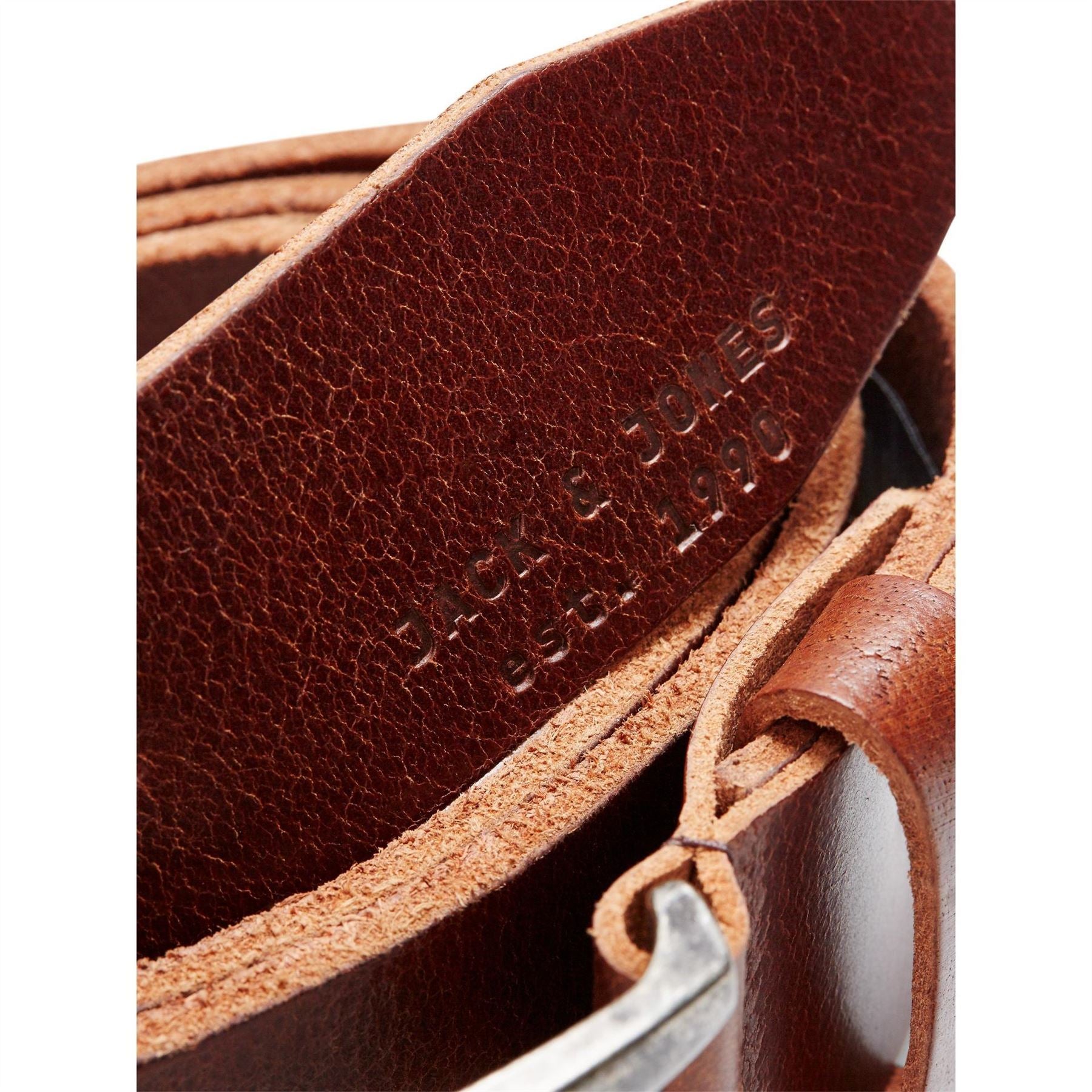 Jack and Jones Paul Leather Belt Mens