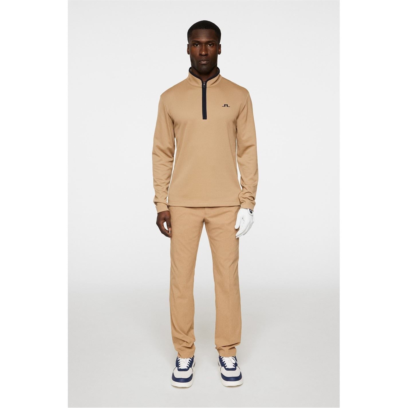 J Lindeberg Golf Half-Zip Regular Fit Long Sleeve Sweatshirt