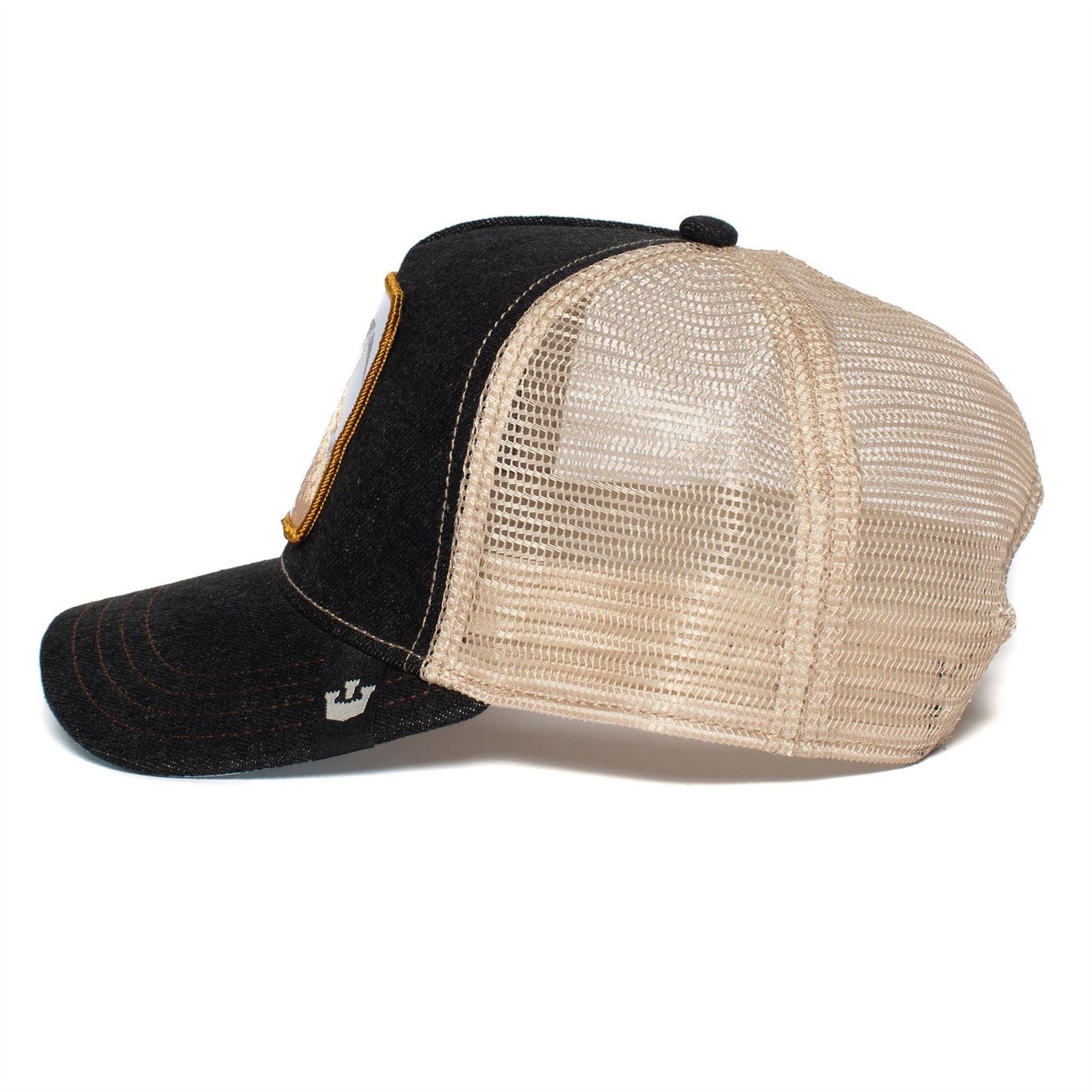 Goorin Bros Adjustable Trucker Cap with Pre-Curved Brim