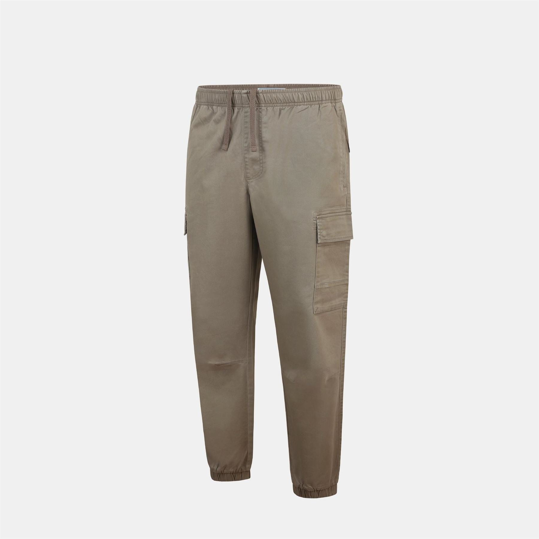 Jack Wills Solid Patterned Elastic Cuff Cargo Combat Pants
