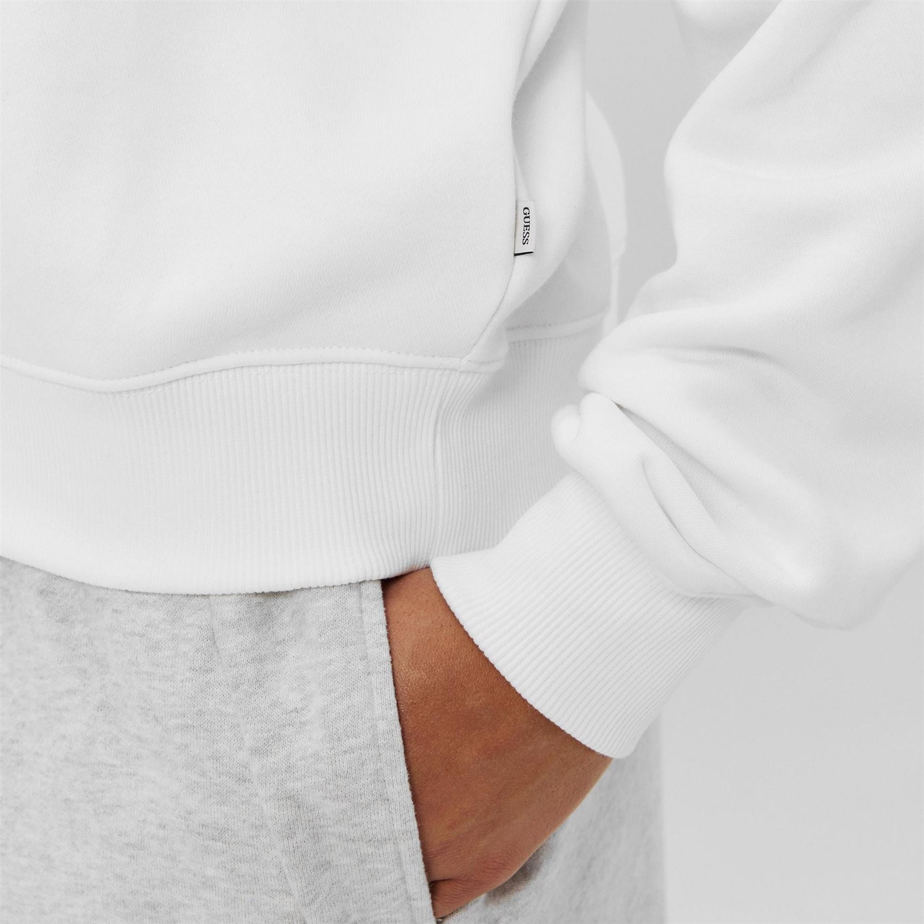 Guess Icon Crew Neck Relaxed Fit Sweater