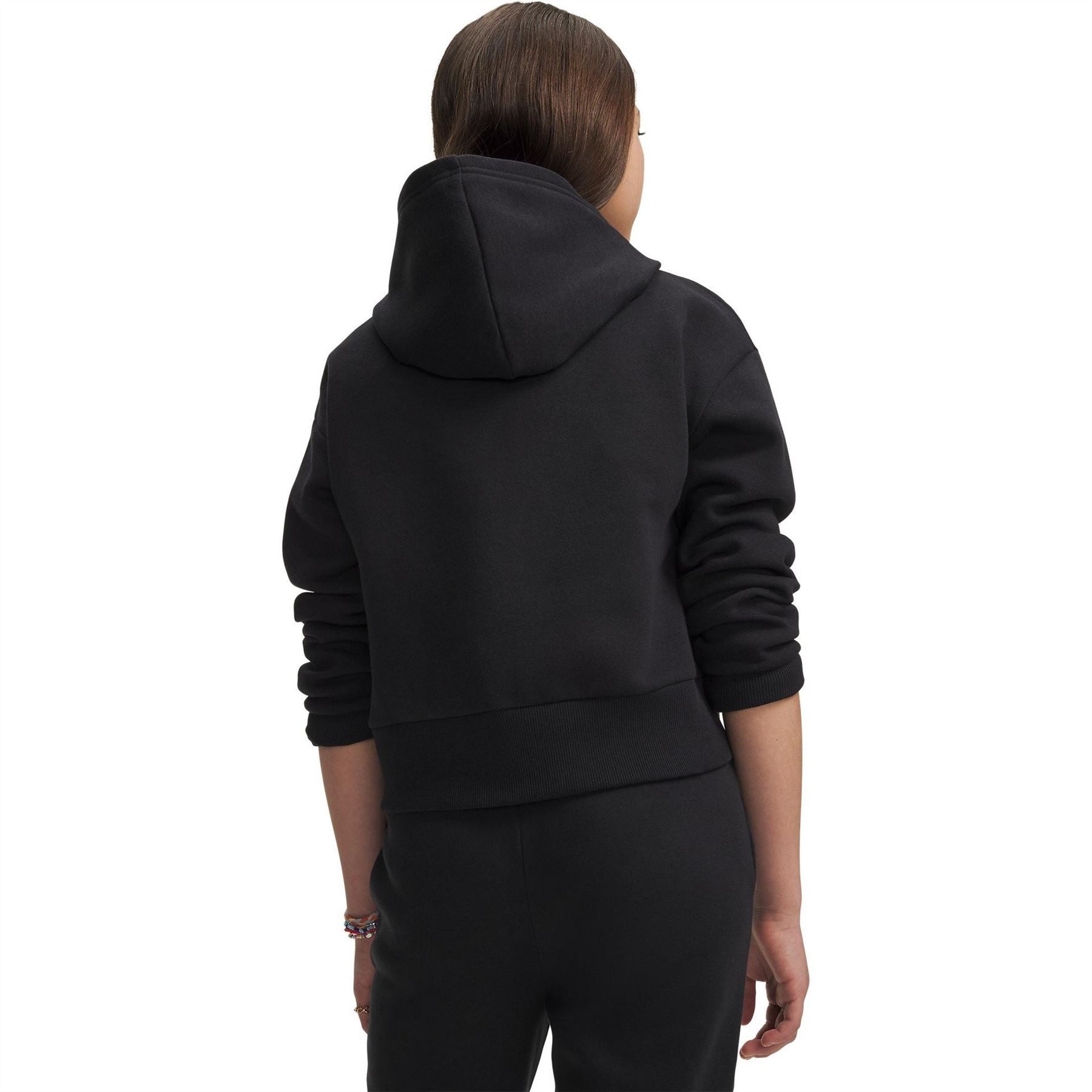 Under Armour Armour Ua Rival Fleece Crop Hoodie Hoody Girls