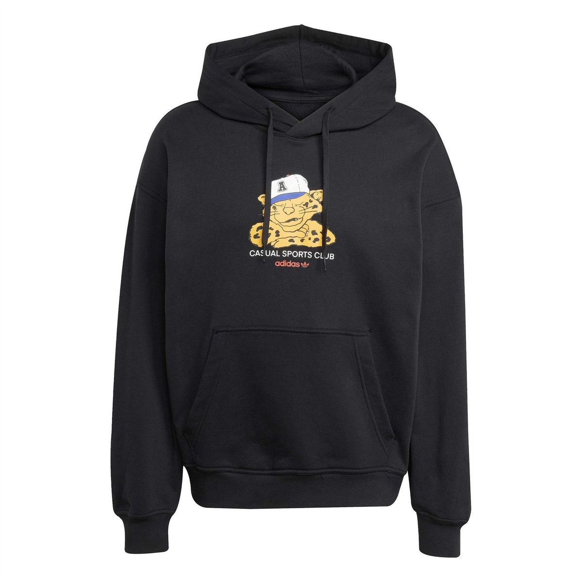 adidas Graphic Lo Cotton Blend Oversized Fit Hoodie