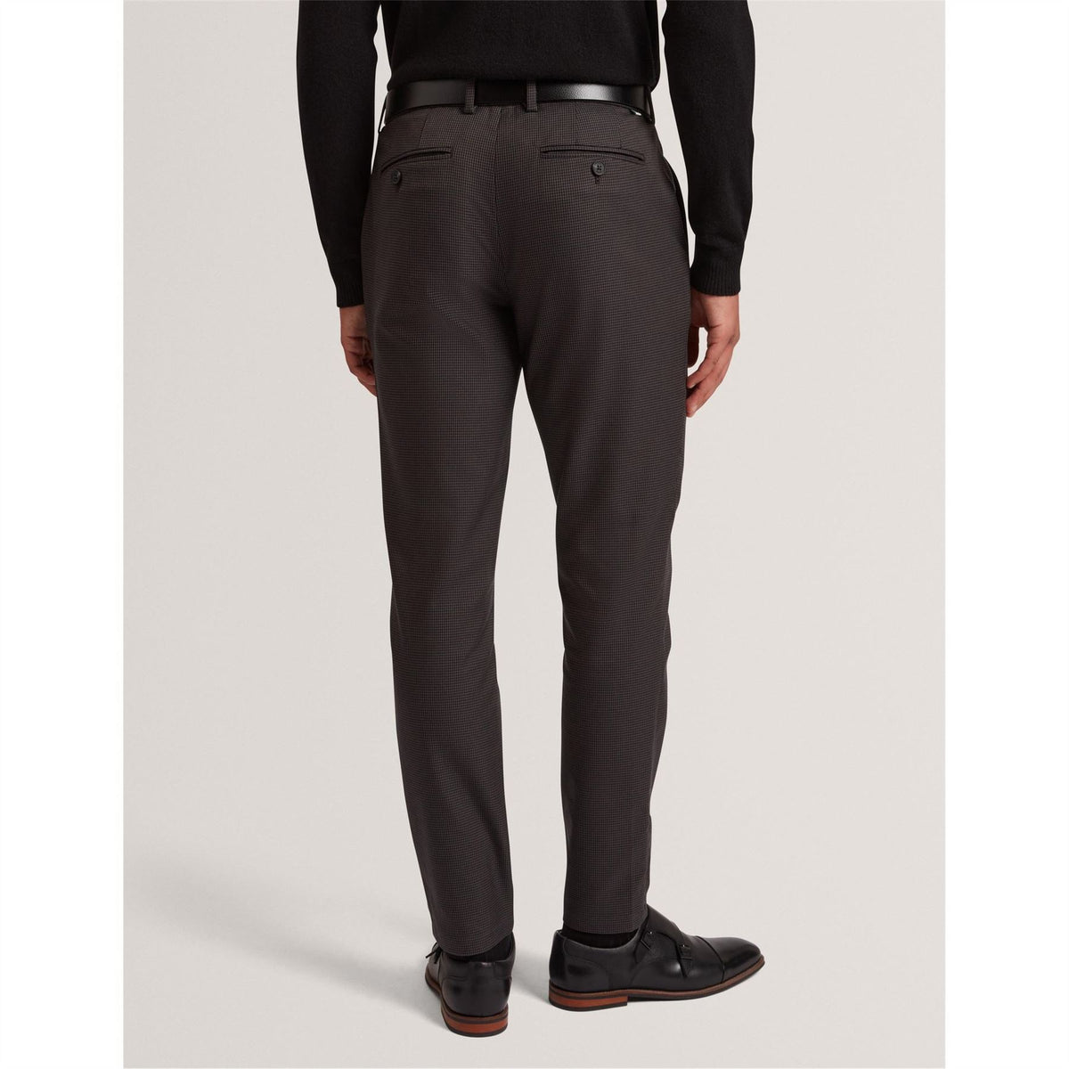 Ted Baker Houndstooth Slim Fit Trousers