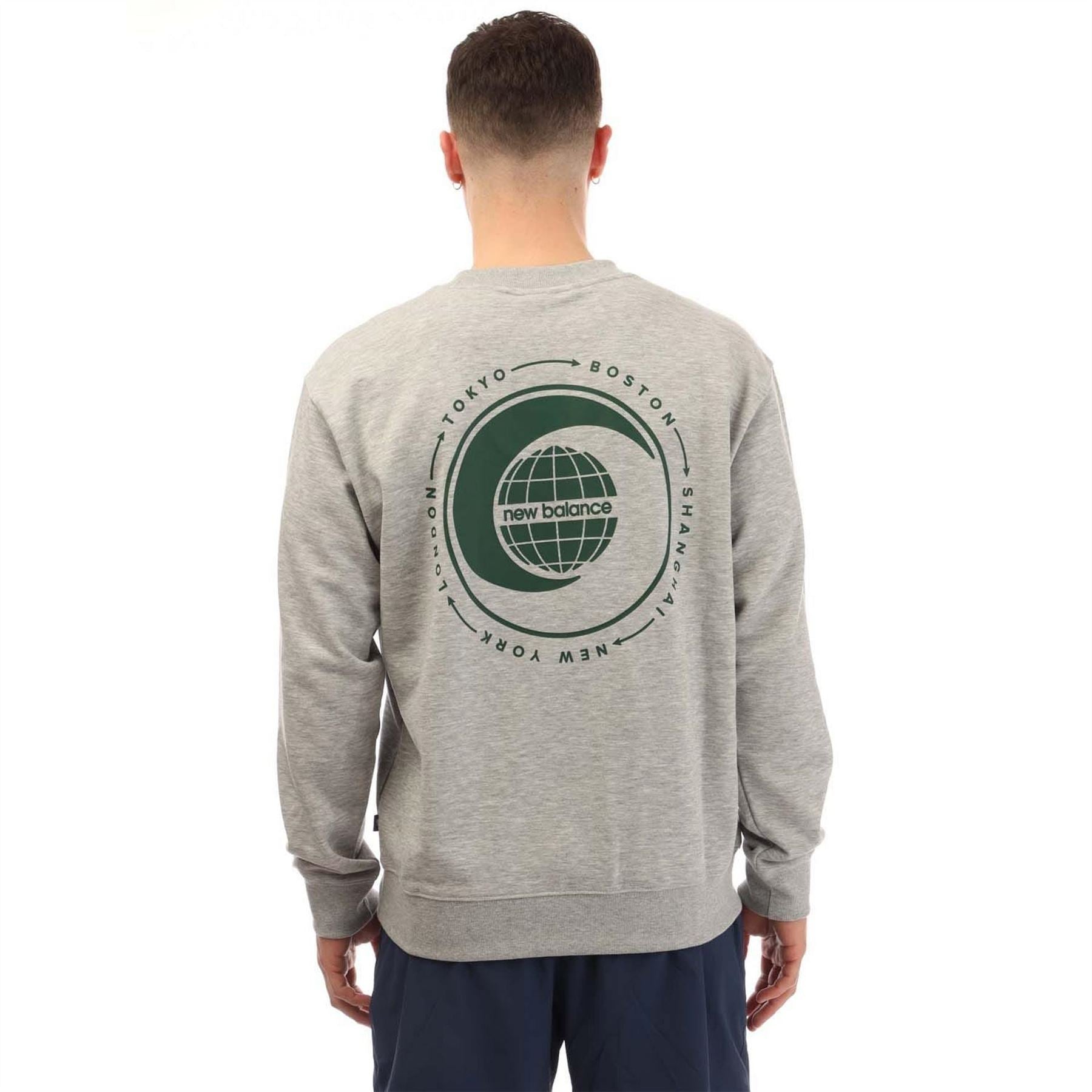 New Balance Terry Relaxed Globe Long Sleeve T-Shirt