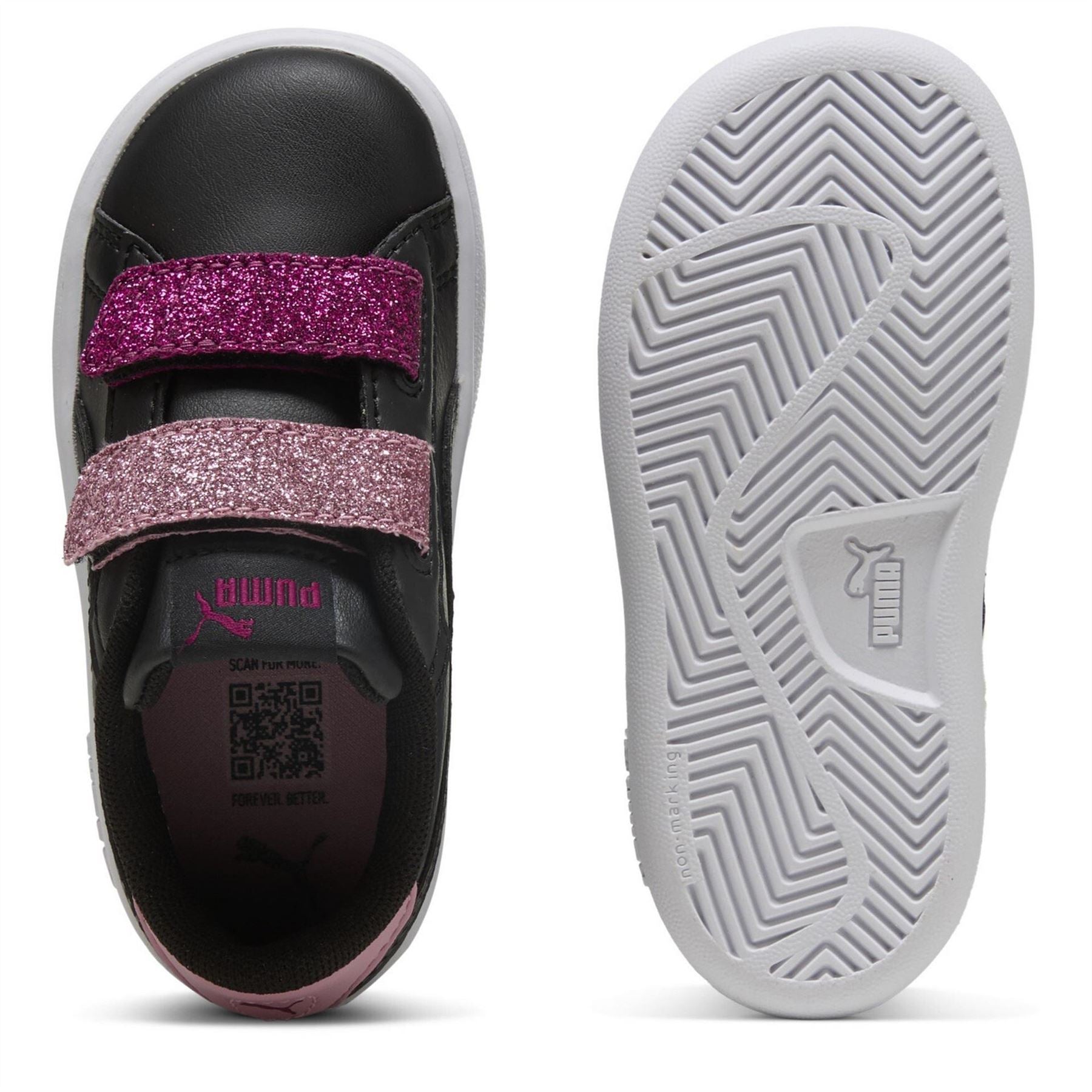 Puma 3.0 Glitter Velcro Trainers Infants
