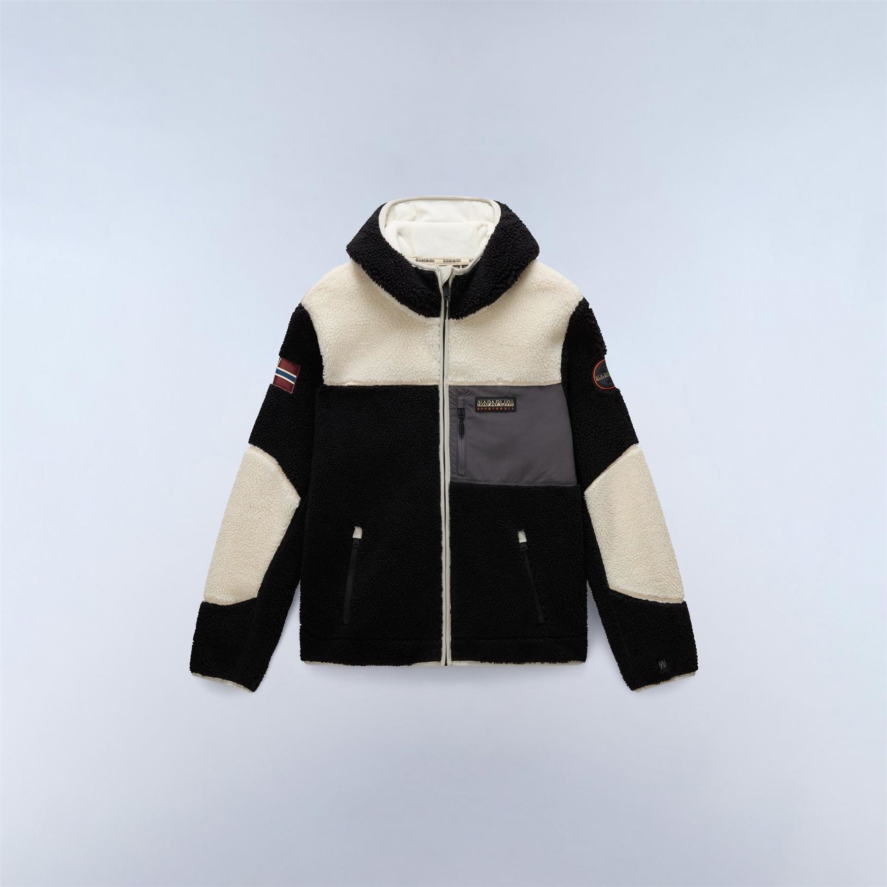 Napapijri Mens Yupik Full Zip Fleece Hoodie