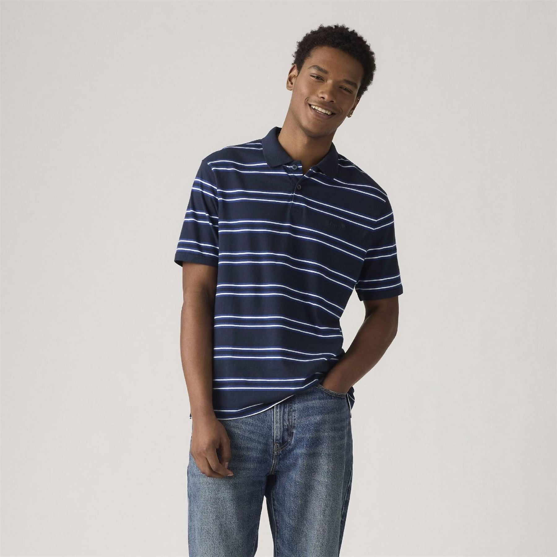 Levis Striped Polo S