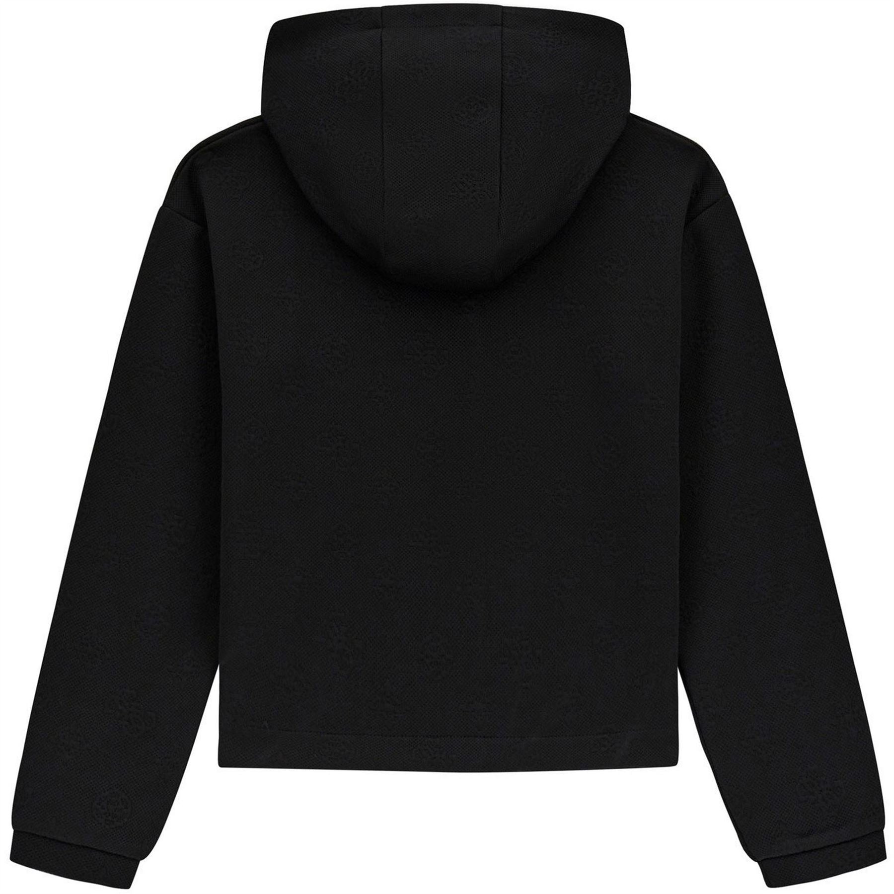 Guess Logo Print Hoodie Sweatshirt