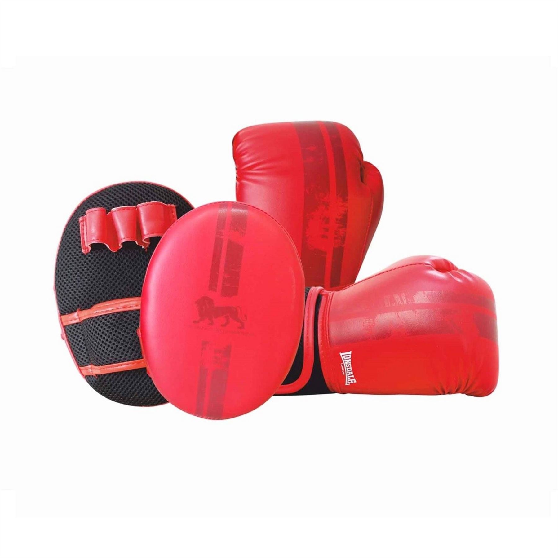 Lonsdale Boxing Glove And Pad Set Juniors