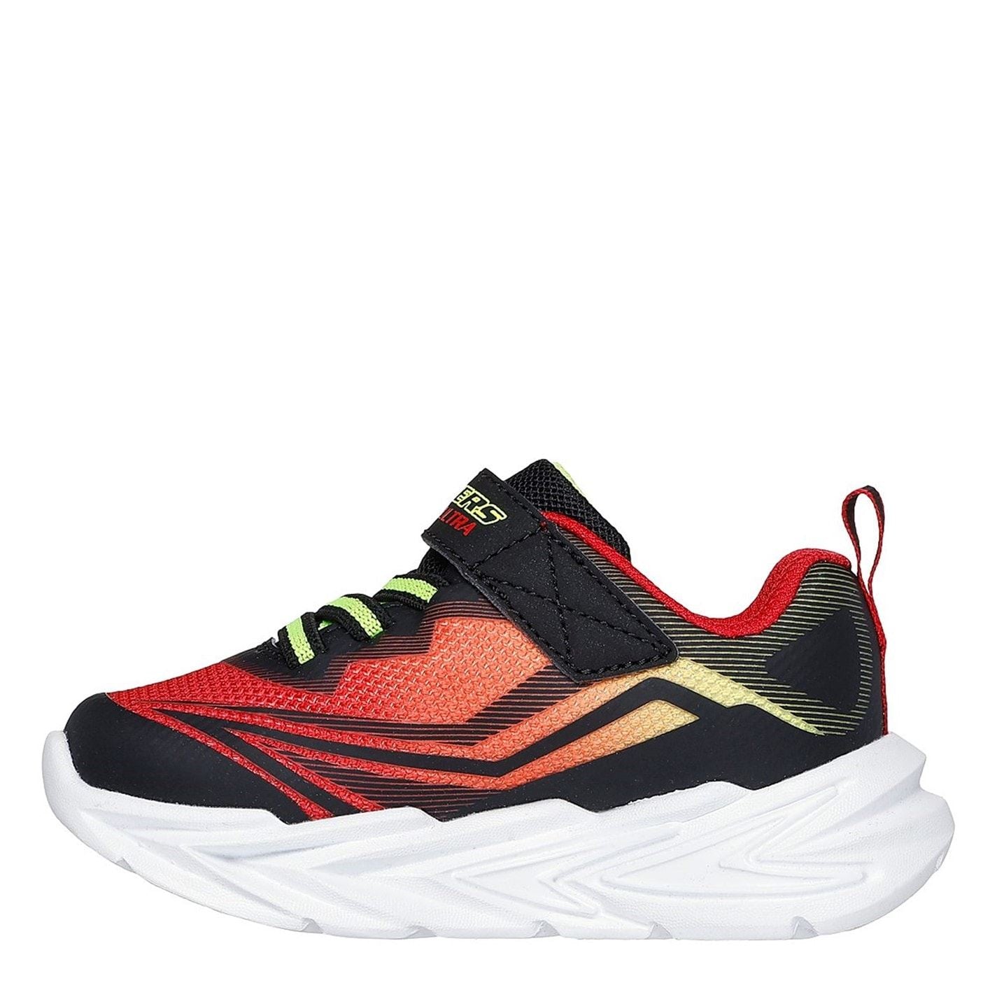 Skechers Lighted Gore  And  Strap Sneaker W Mids Light Up Trainers Boys