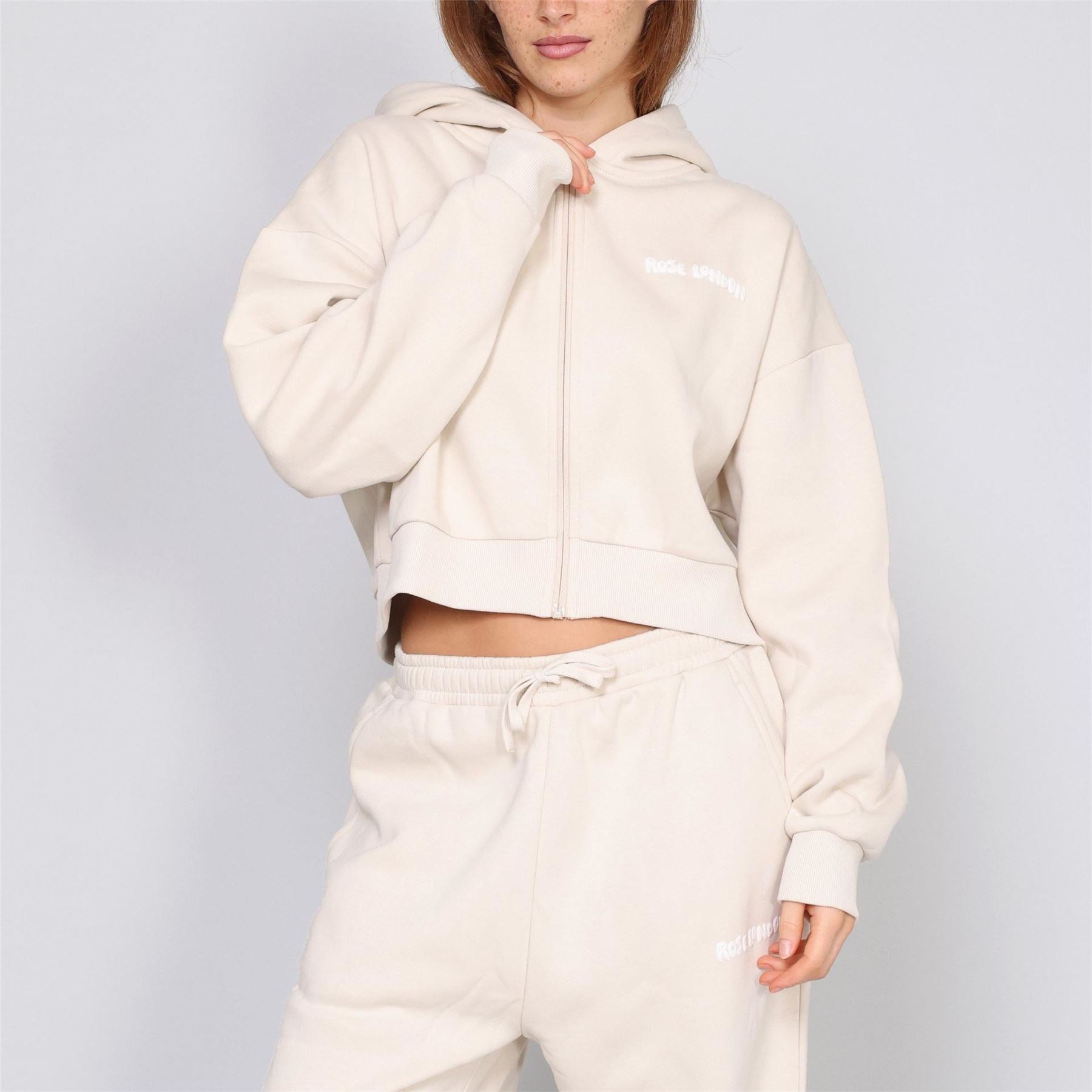 Rose London London Authentic Crop Hoodie