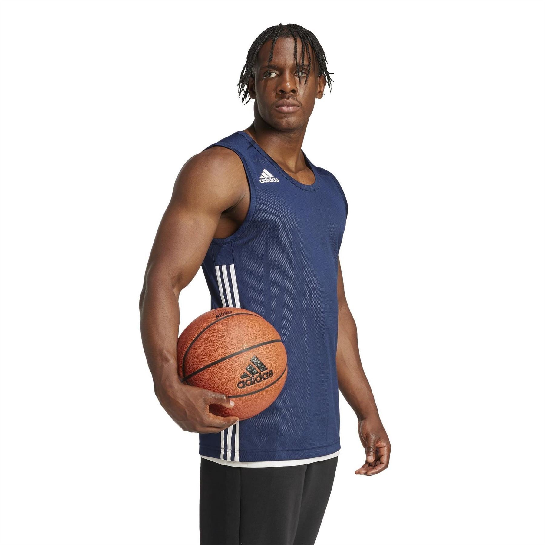 adidas Mens Spee Rev Jrs Basketball Jersey