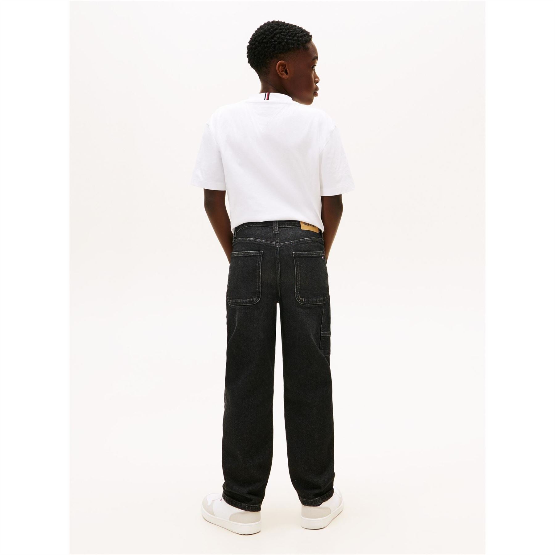 Tommy Hilfiger Wide Leg Relaxed Fit Mid Rise Jeans