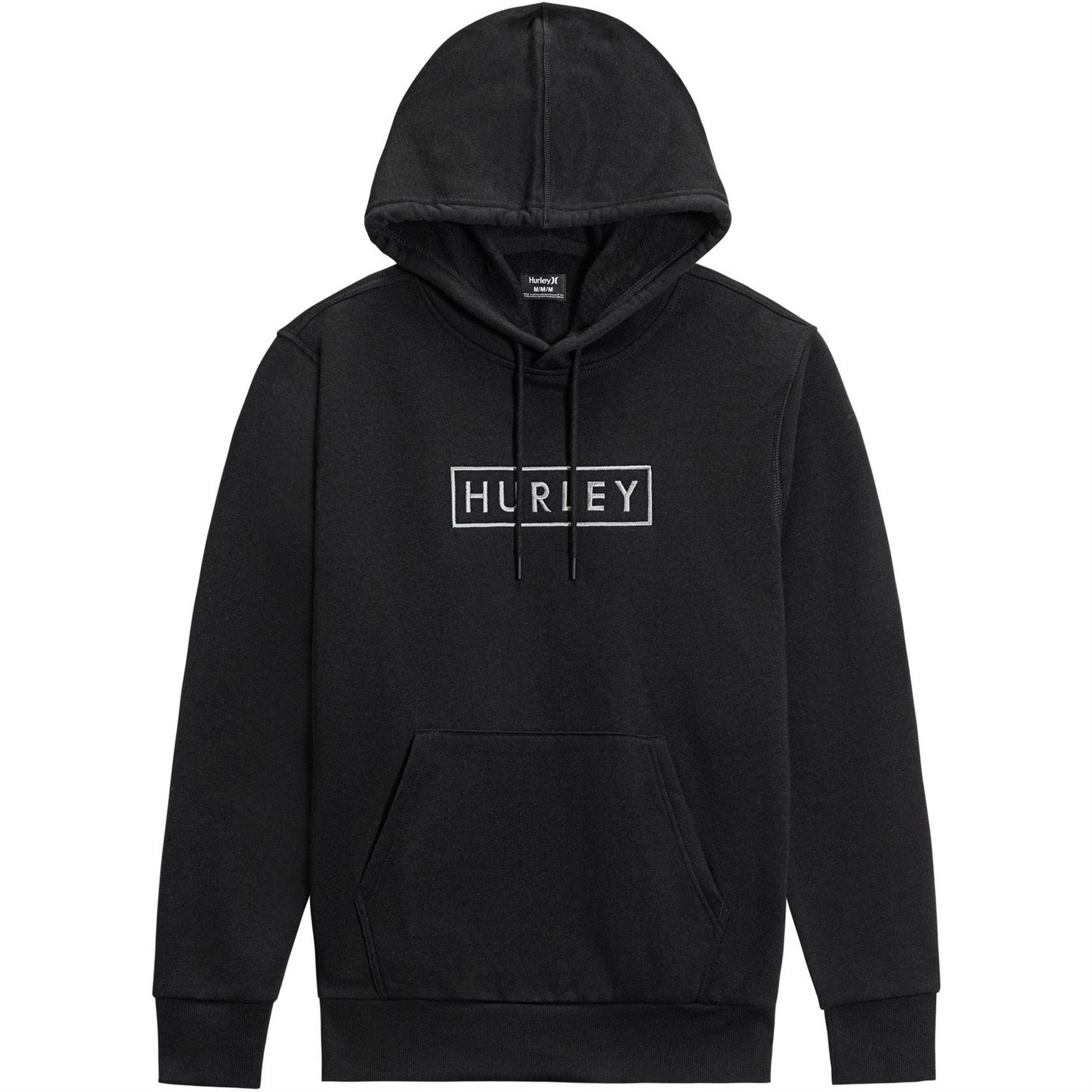Hurley Embroidered Hooded Neck Long Sleeve Sweatshirt