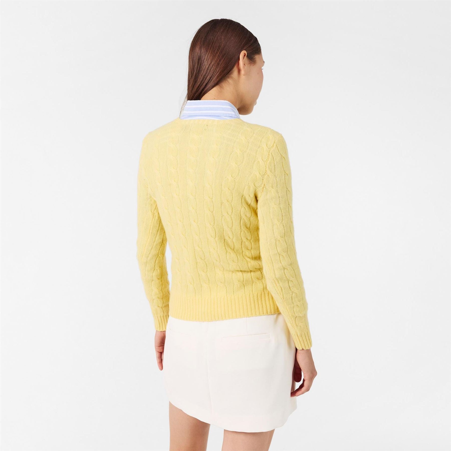 Polo Ralph Lauren Cable Knit V Neck Jumper