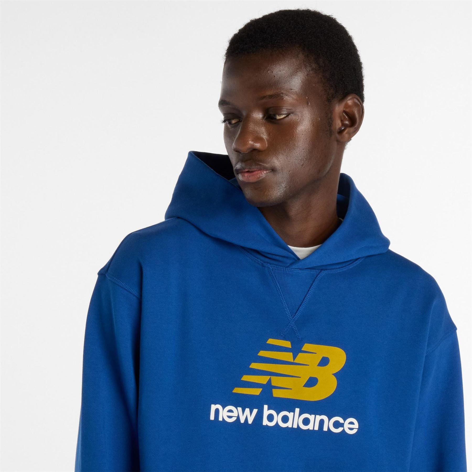 New Balance Athletics French Terry Cotton Over The Head Oversized Fit Hoodie