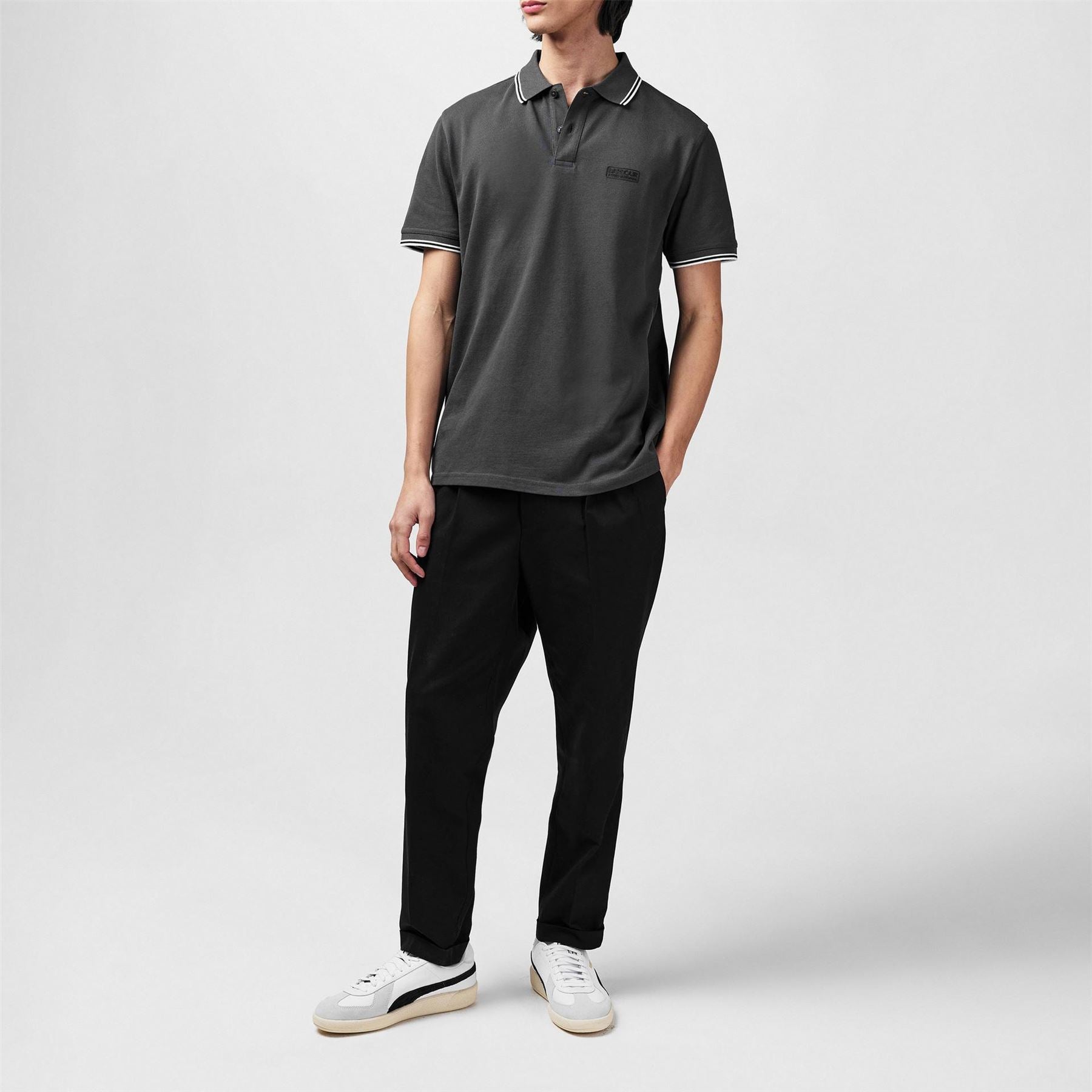 Barbour International Tipped Short Sleeve Polo Shirt
