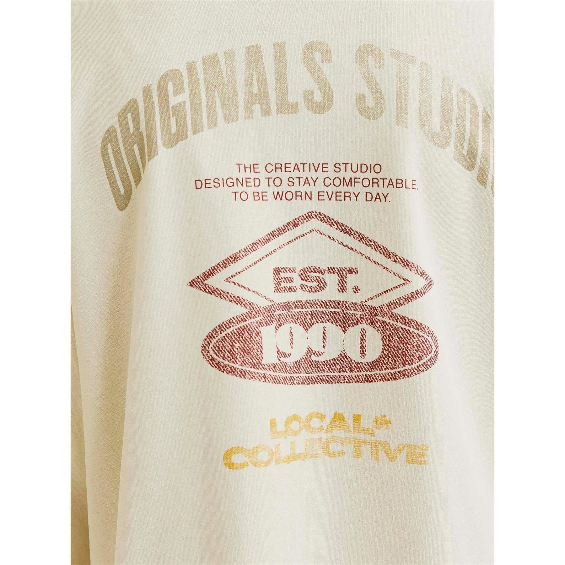 Jack and Jones Back Panel Crew Neck Sweatshirt