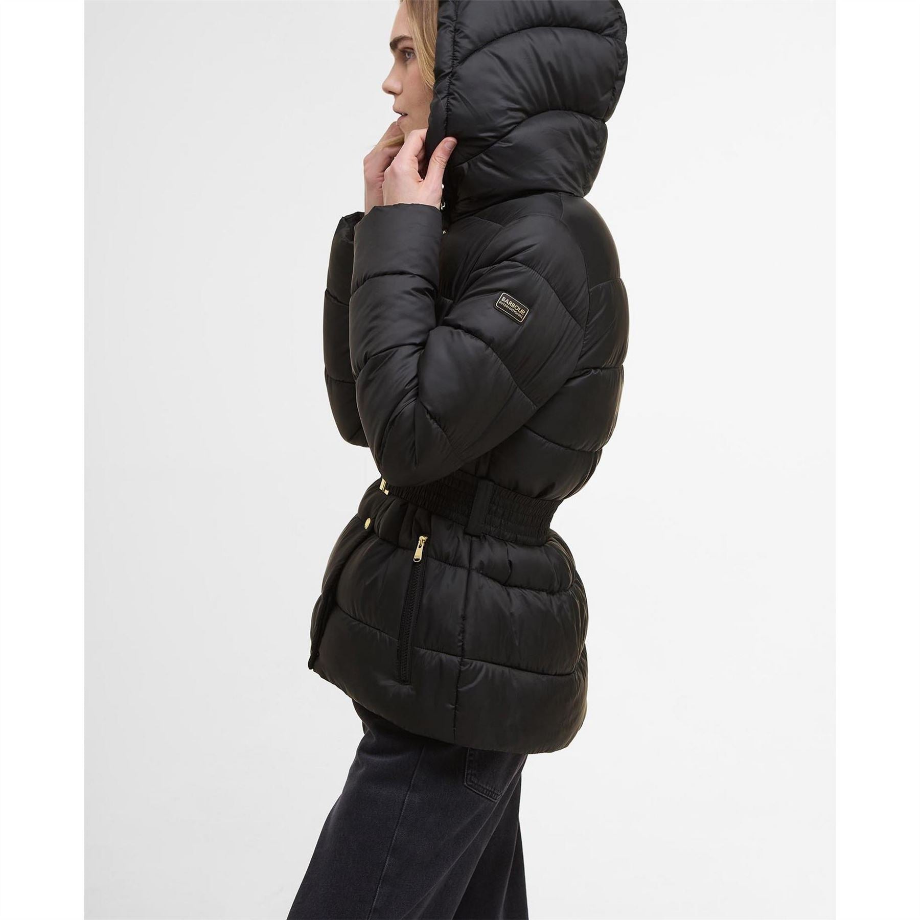 Barbour International Track Line Puffer Jacket