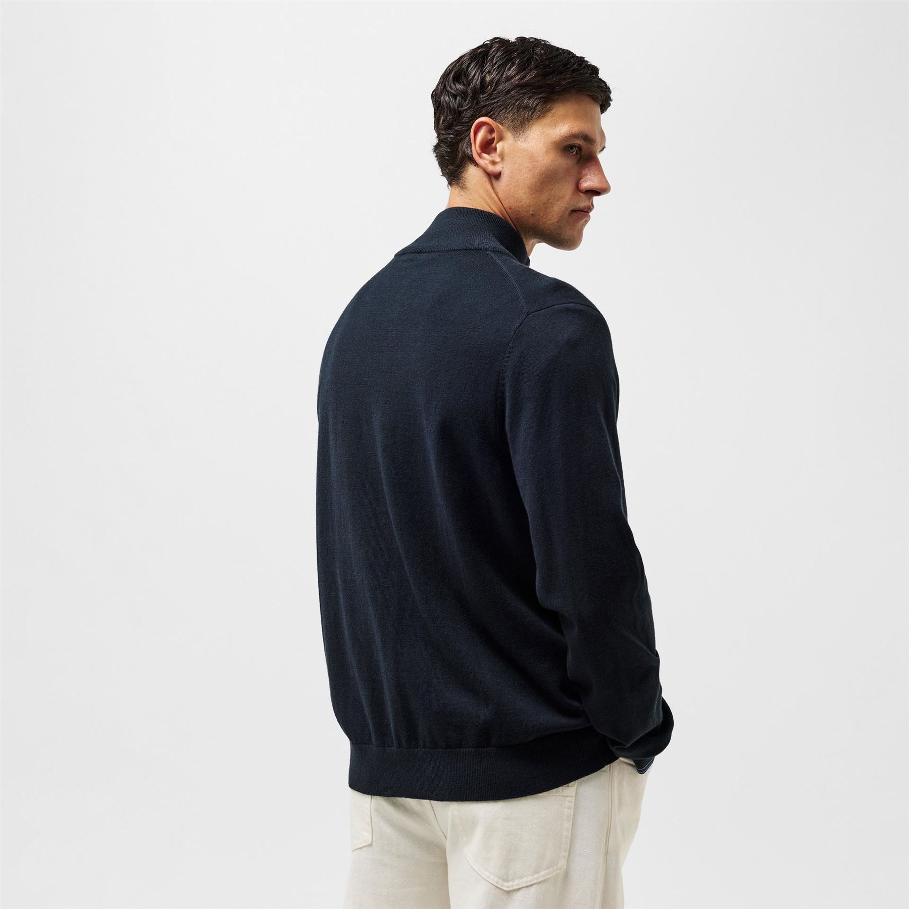 PS Paul Smith Logo Quarter Zip Sweater