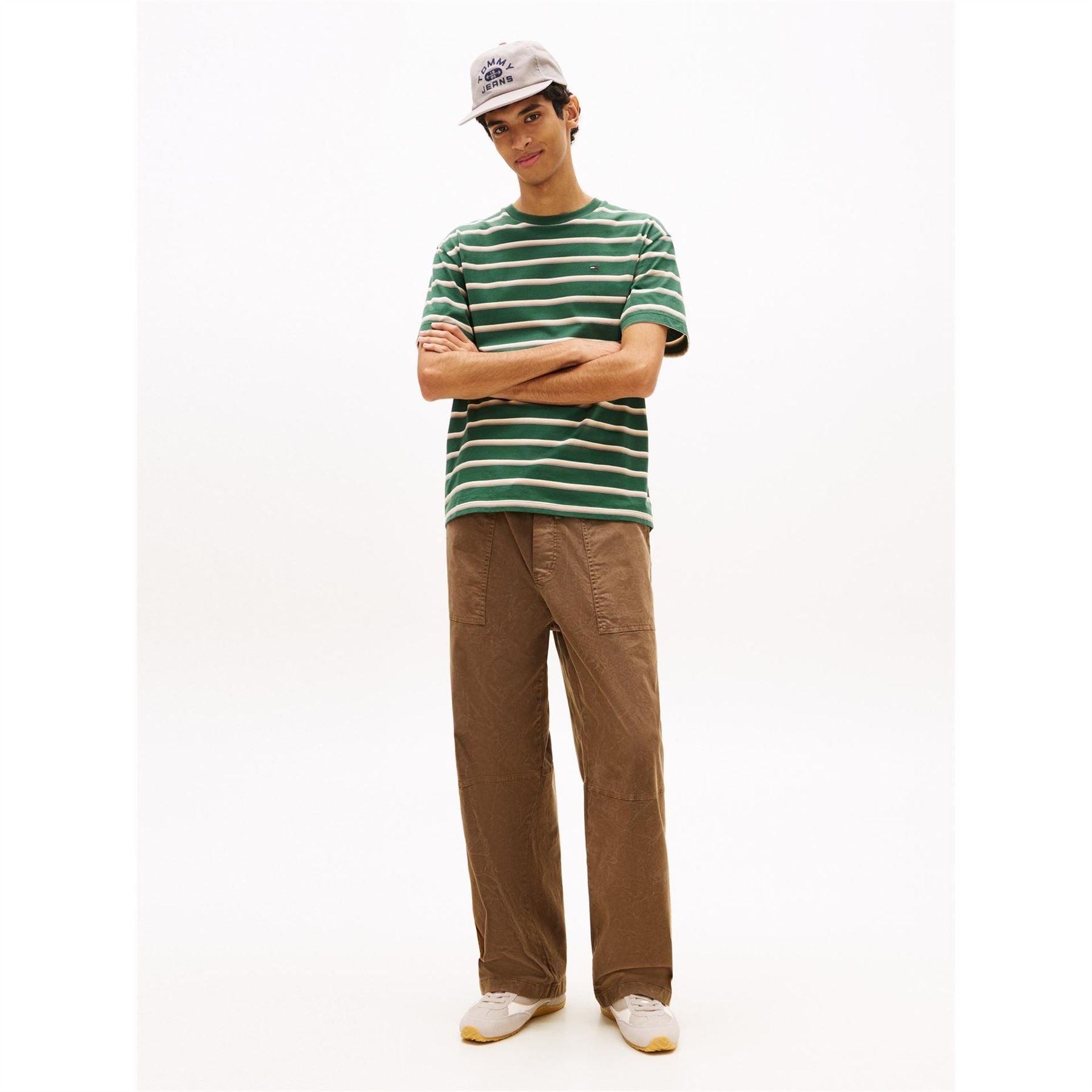 Tommy Jeans Rlx Stripe Ss T Sn63