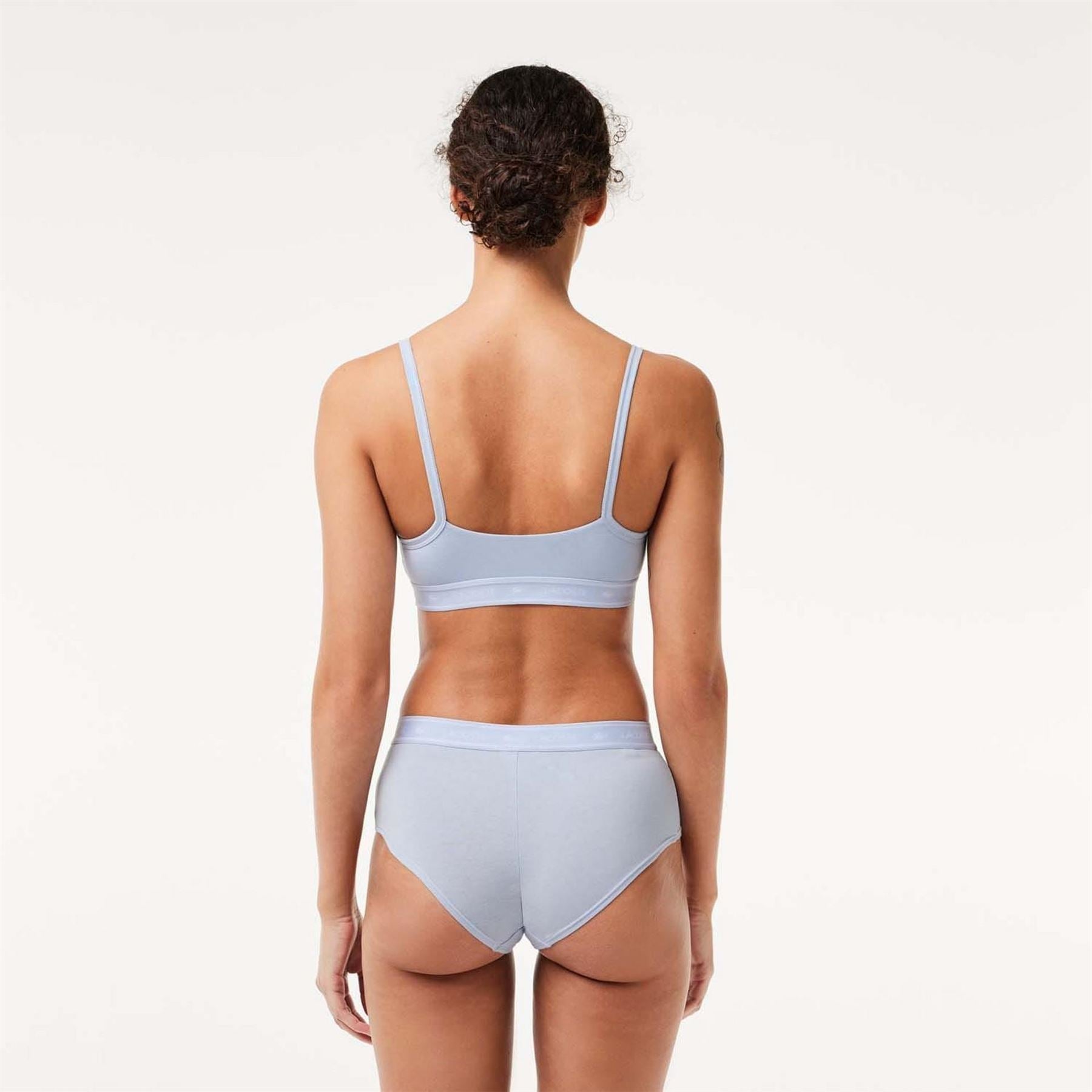Lacoste Cotton Logo Band Bralette