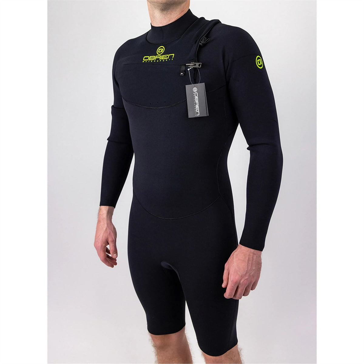 Obrien Elite Plus 3 2mm Front Zip Long Sleeve Wetsuit Shorty