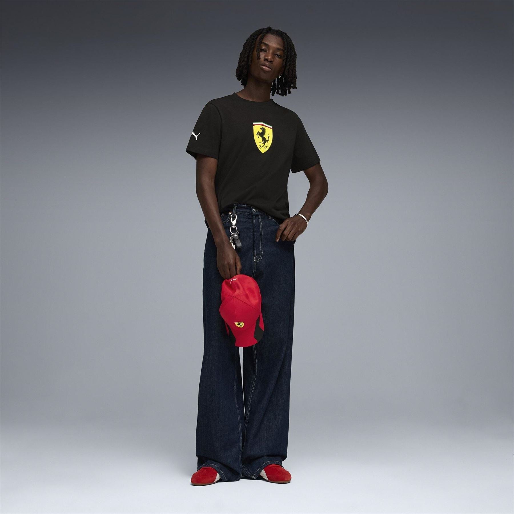 Puma Mens Scuderia Ferrari Shield Tee