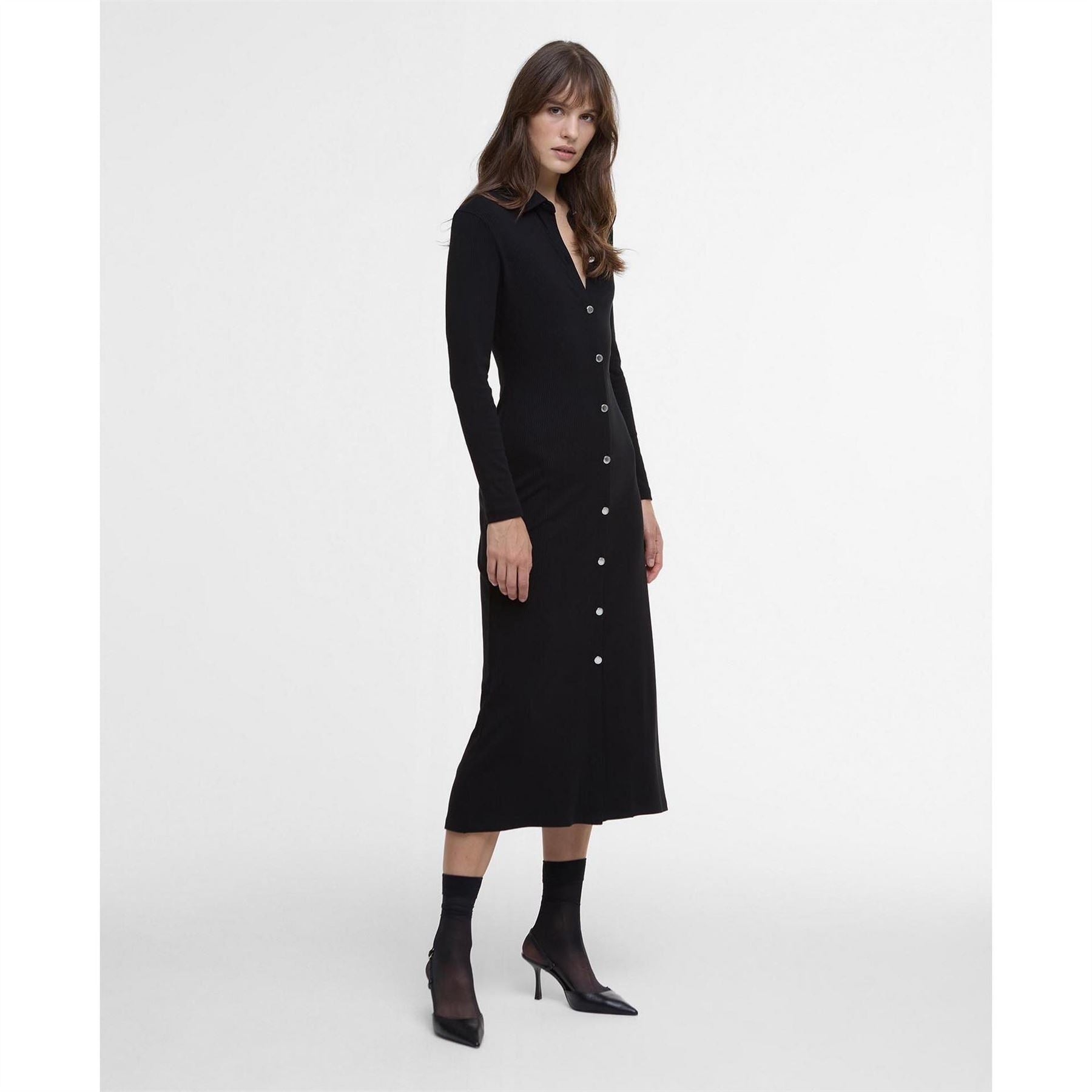 Barbour International Knitted Midi Dress