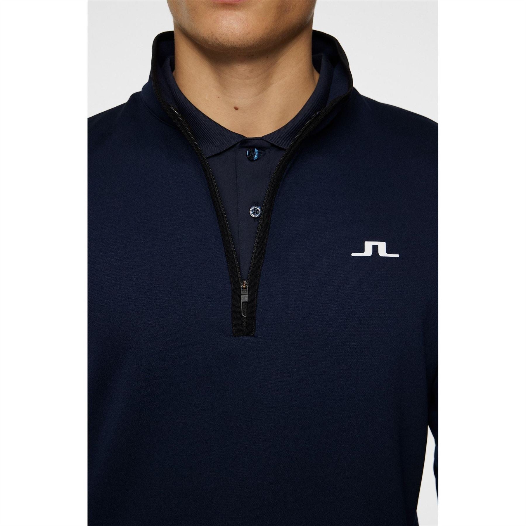 J Lindeberg Golf Half-Zip Regular Fit Long Sleeve Sweatshirt