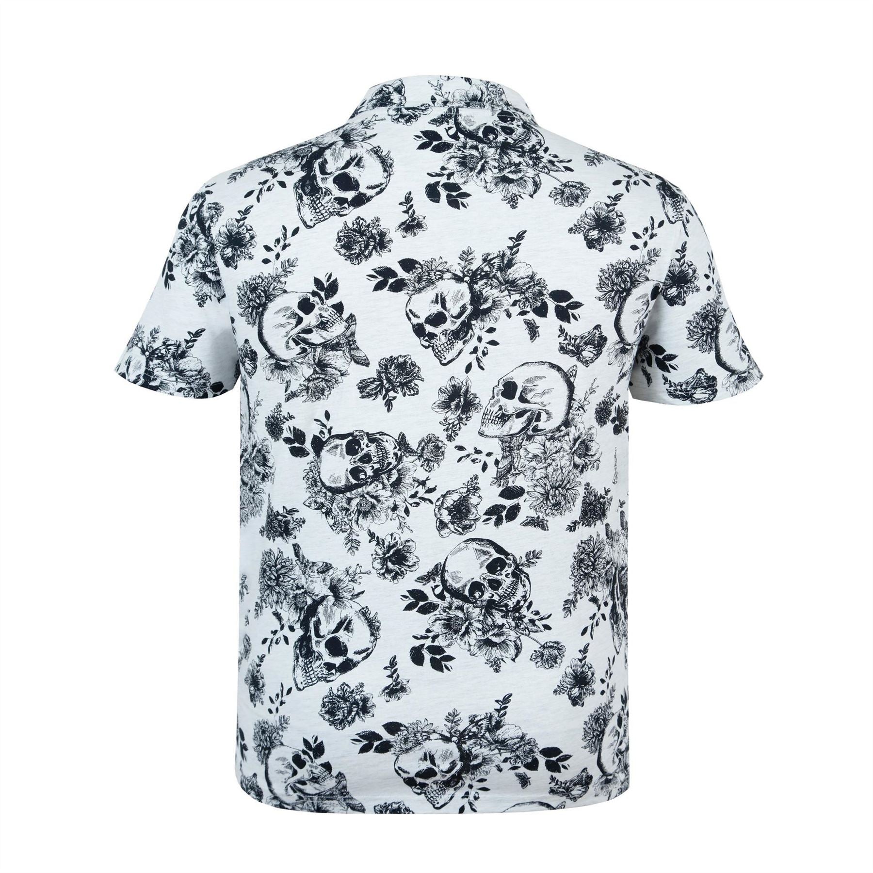 Firetrap Mens All Over Print Polo Top