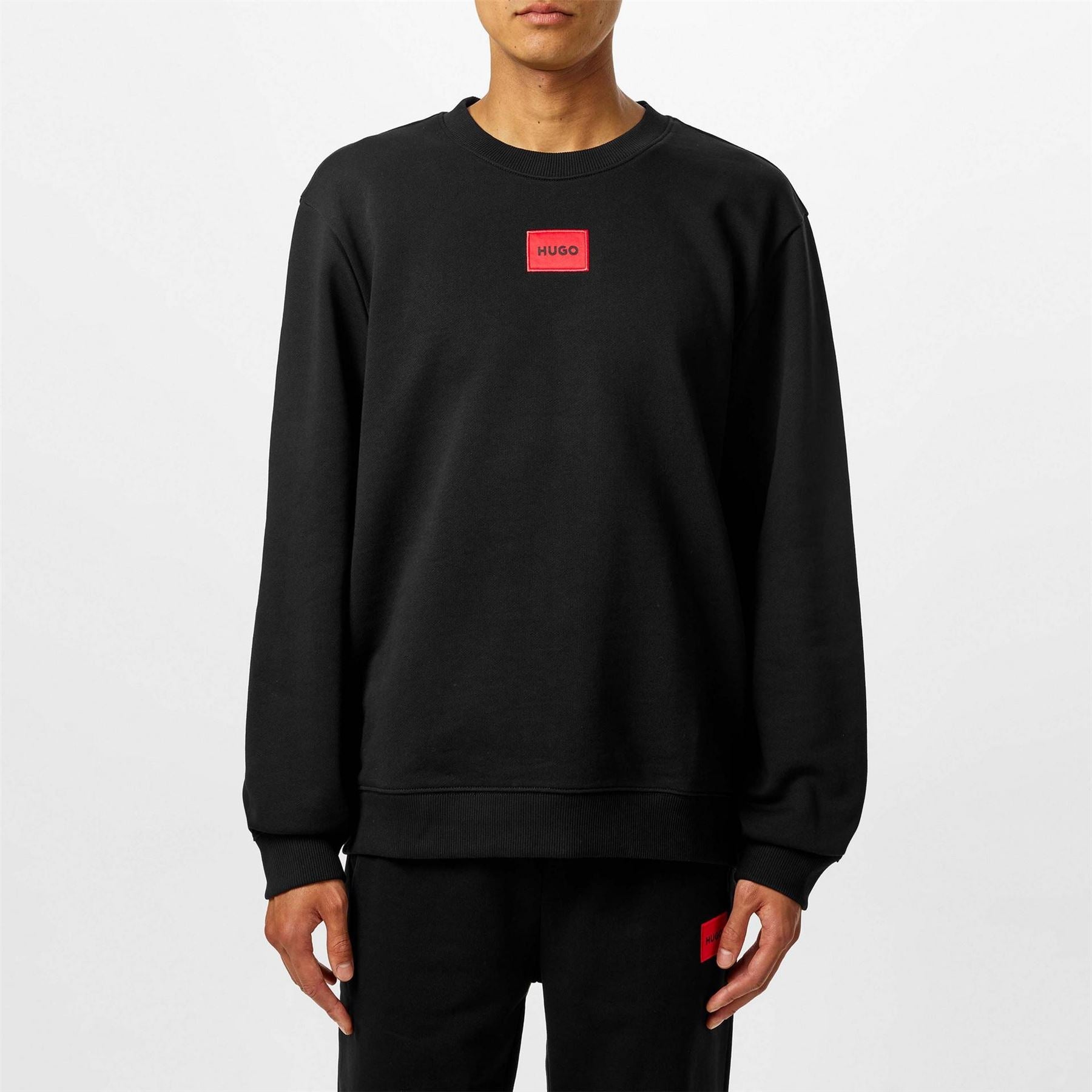 Hugo HUGO Long Sleeve Contemporary Sweatshirt   Crew Neck (Diragol)