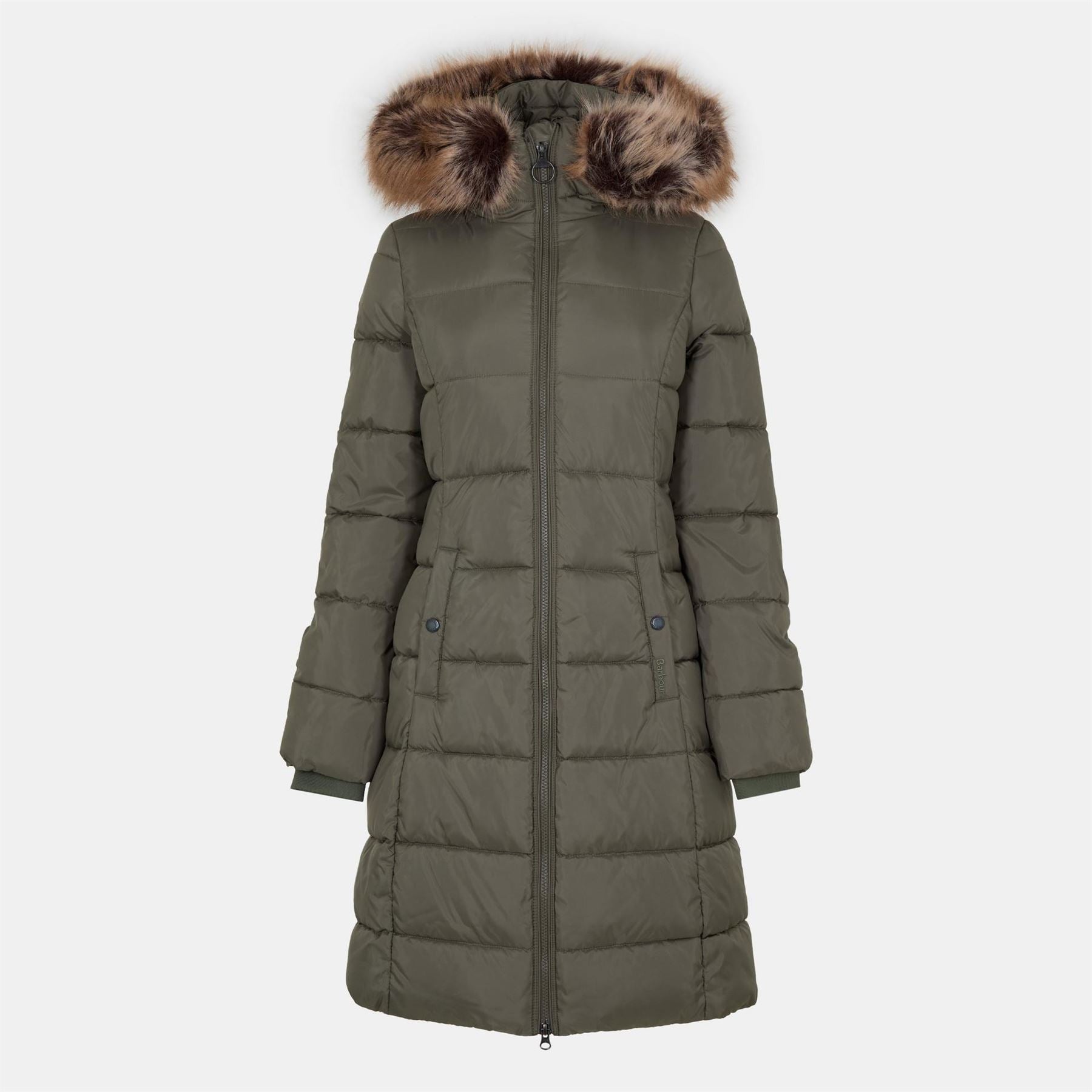 Barbour Rosoman Water Resistant Hooded Short Puffer Jacket