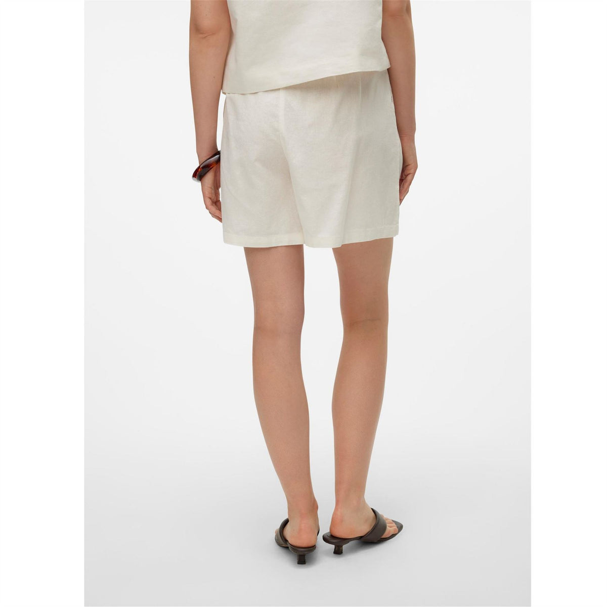 Vero Moda May Solid Bermuda Shorts