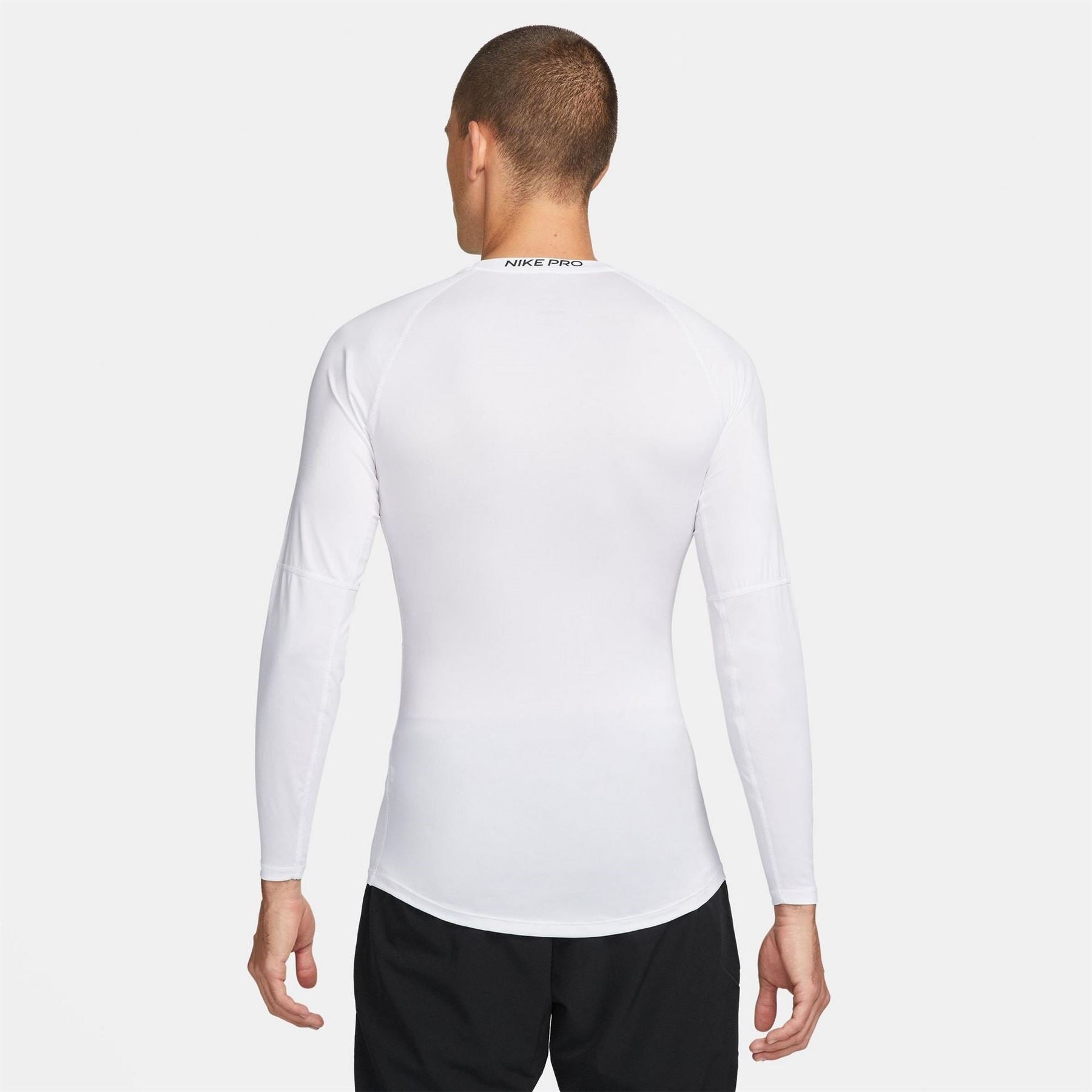 Nike Mens Pro Dri Fit Tight Long Sleeve Fitness Top