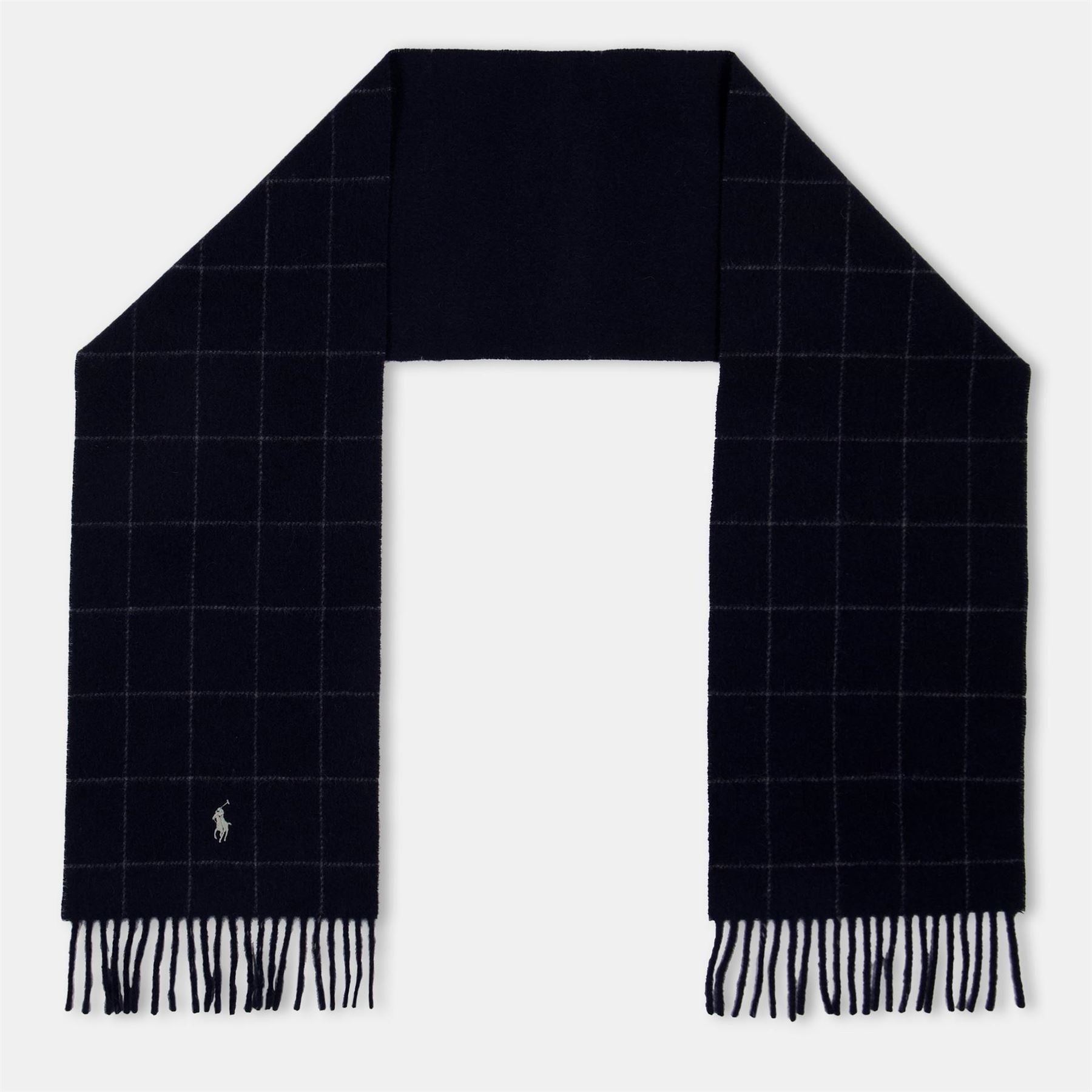 Polo Ralph Lauren Plaid Wool Blend Scarf
