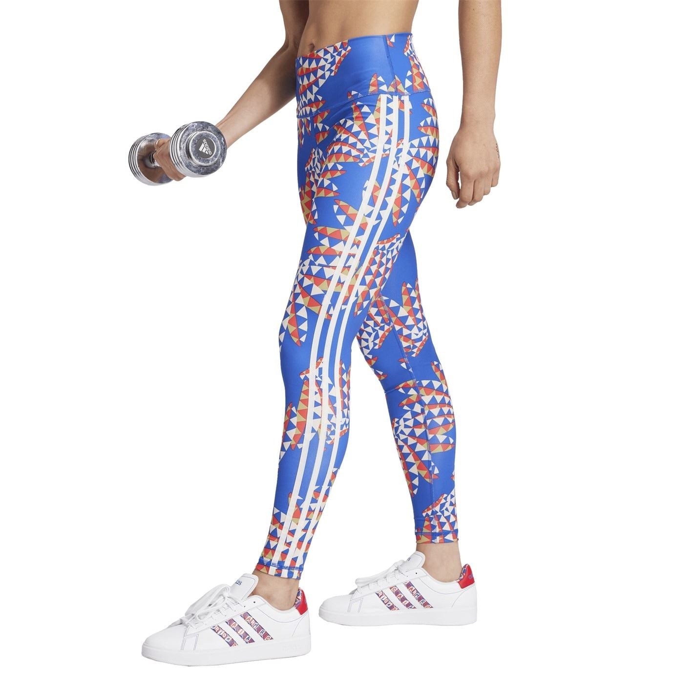 adidas Farm Geometric Patterned Shapewear Leggings