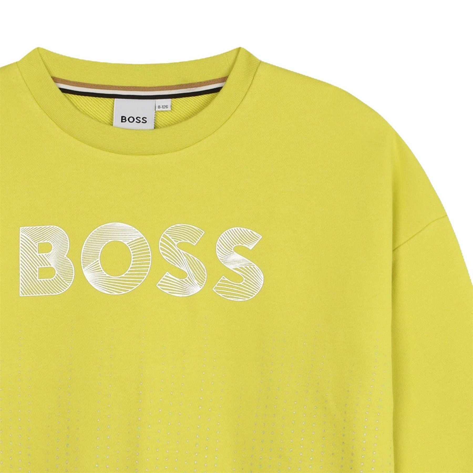 Boss Crew Neck Long Sleeve Relaxed Sweatshirt