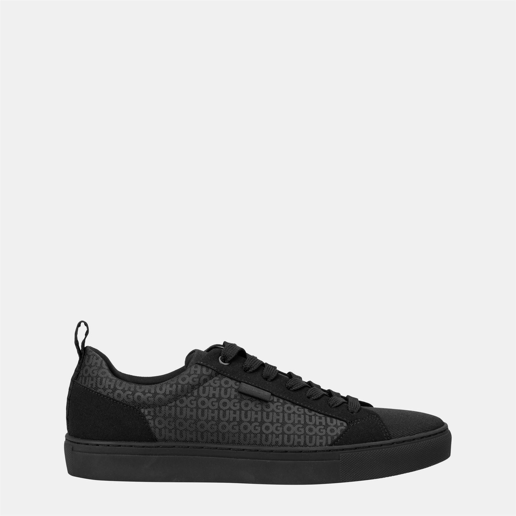 Hugo Leather Logo Trainers