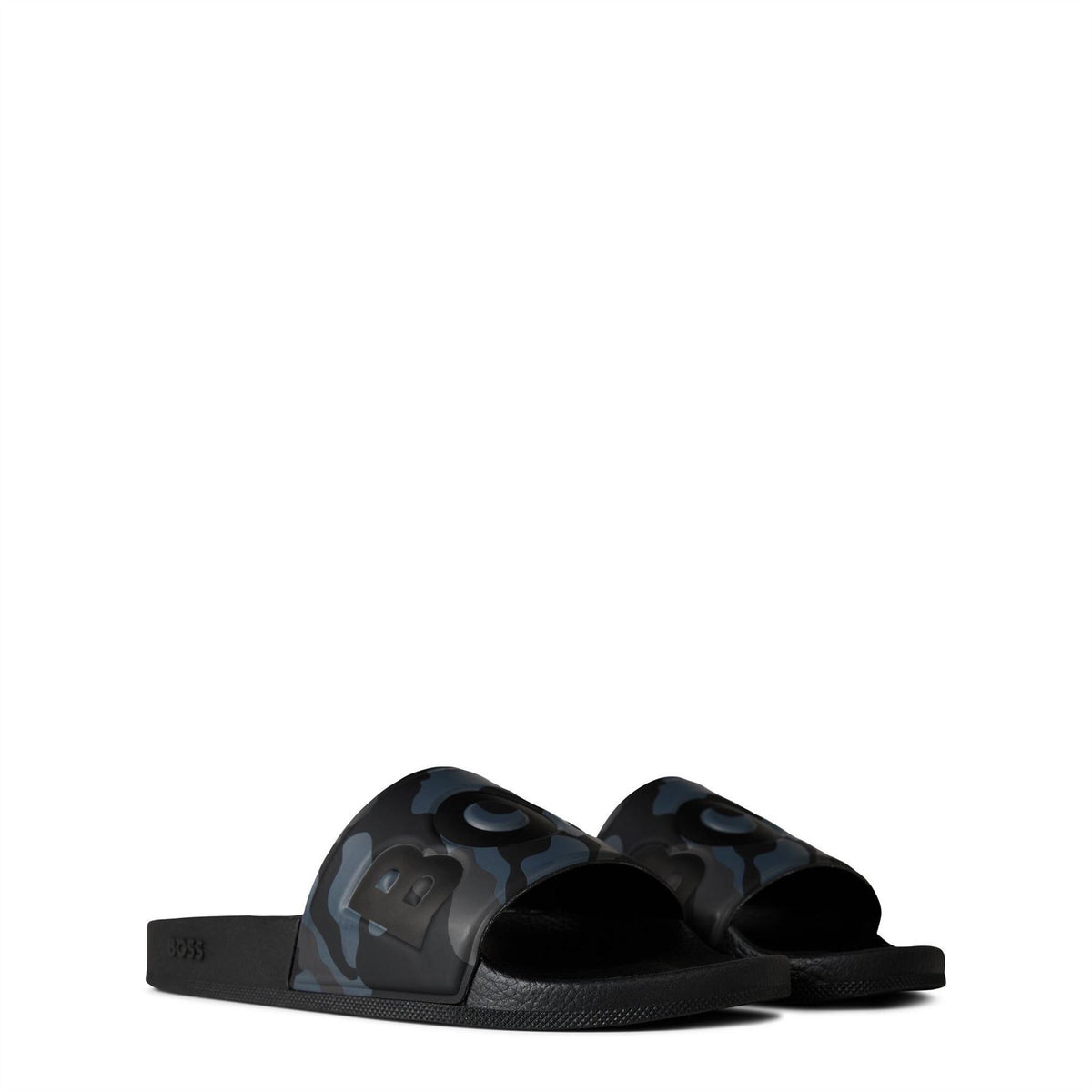 Boss Comfy Slider Sandals With Logo Detail (aryeh)