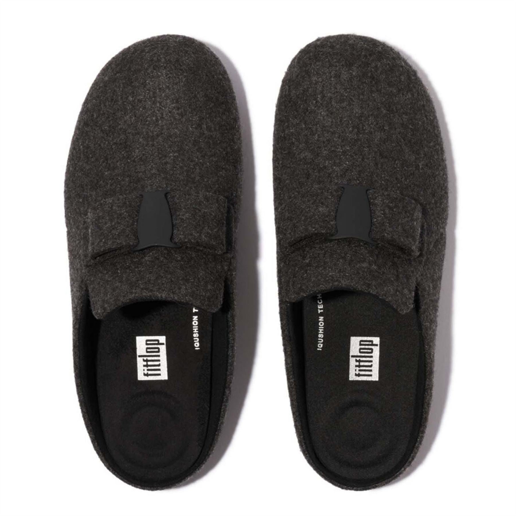Fitflop Ii Haus E01 Bow Felt Slippers