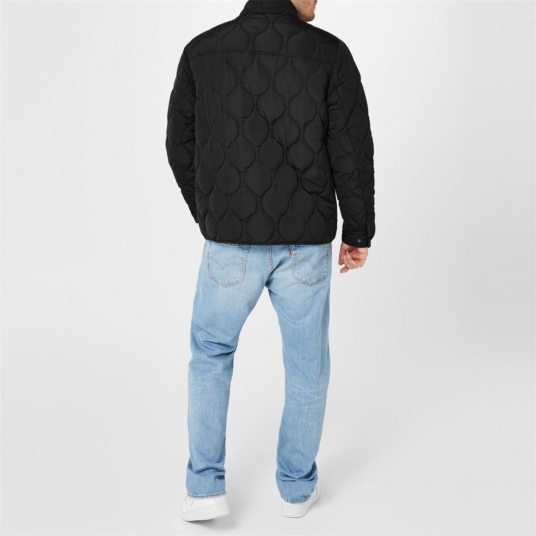 Firetrap Kingdom Quilted Long Sleeve Jacket