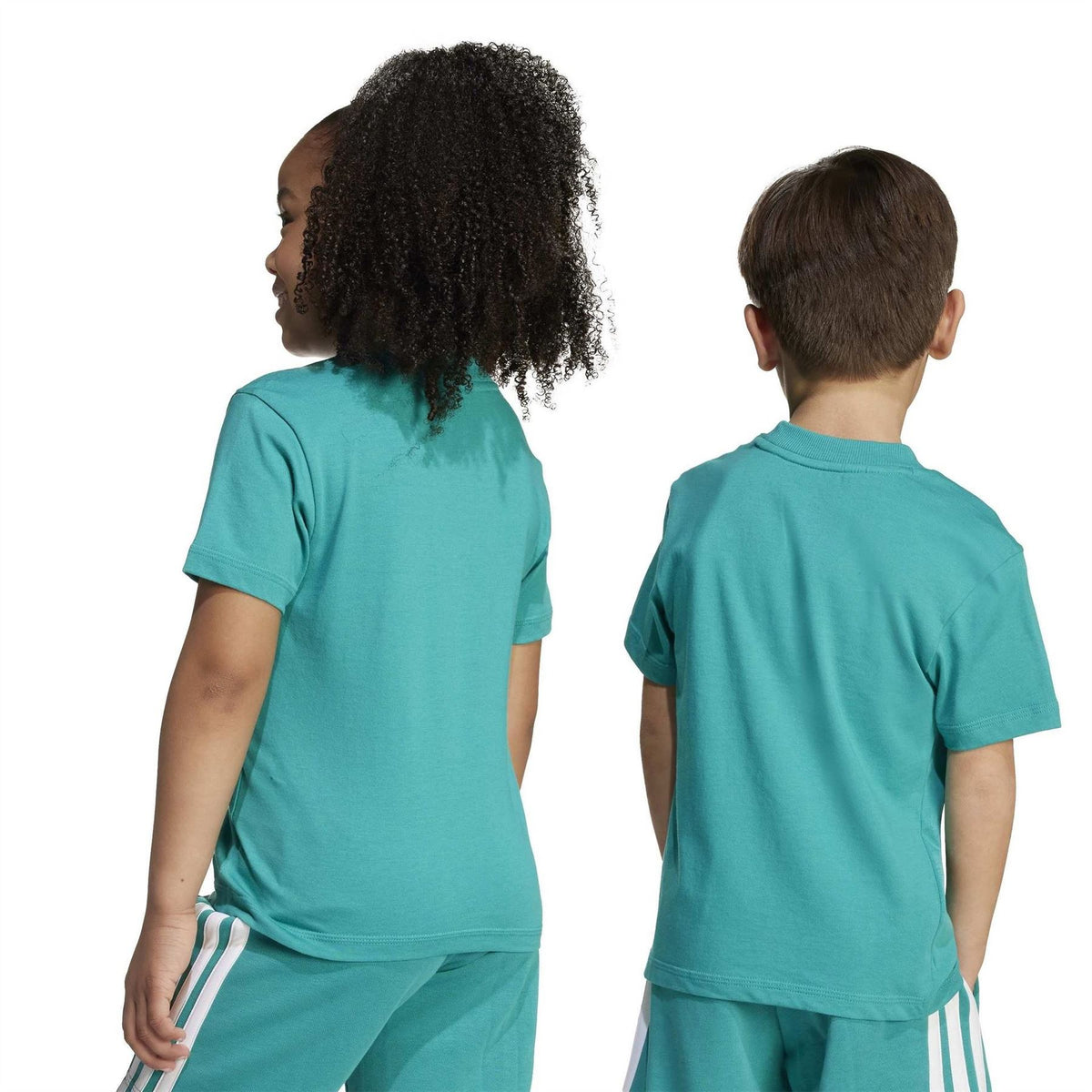 adidas Juniors Bold Logo Crew Neck Short Sleeve T-Shirt