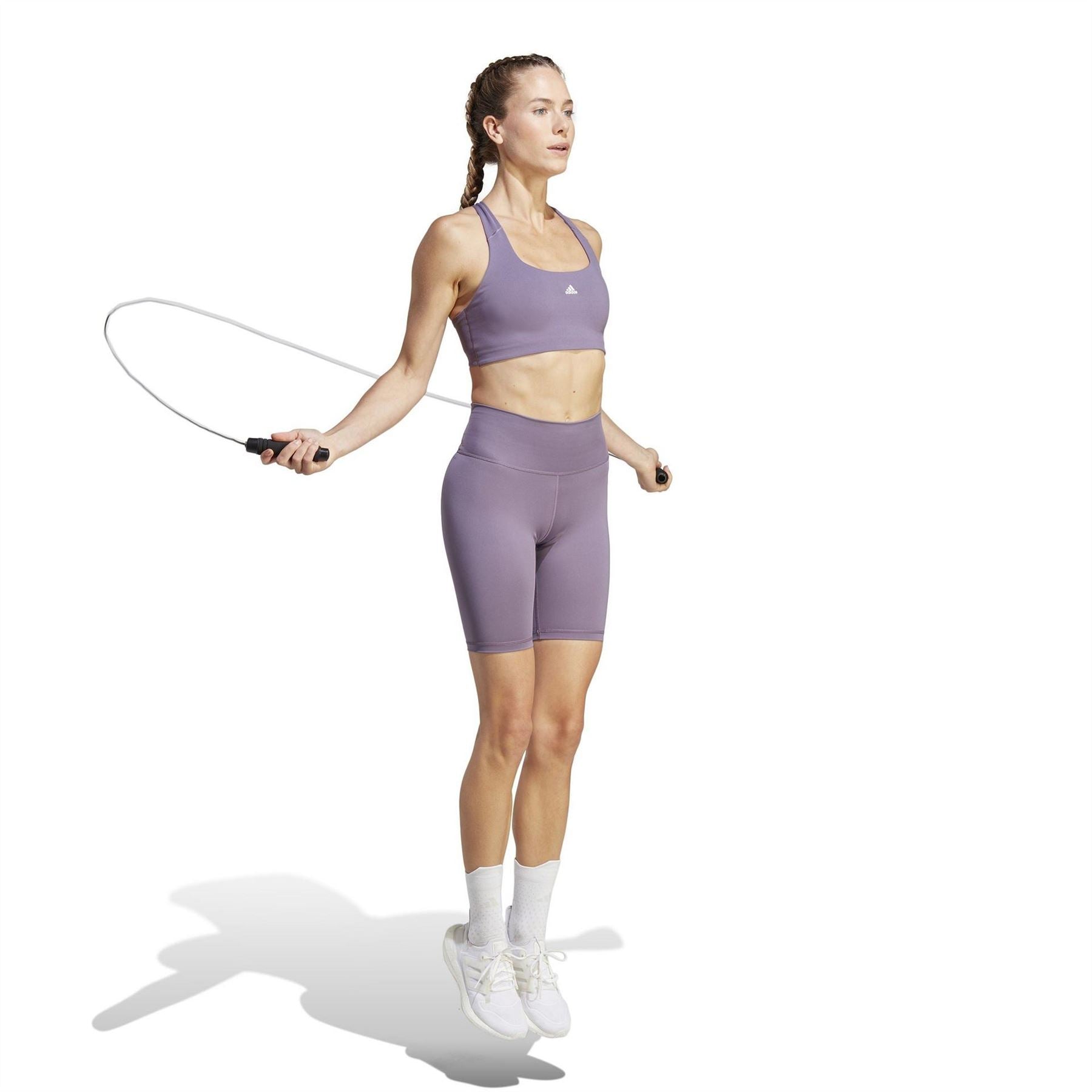 adidas Womens Optime Training Bike Short Leggings