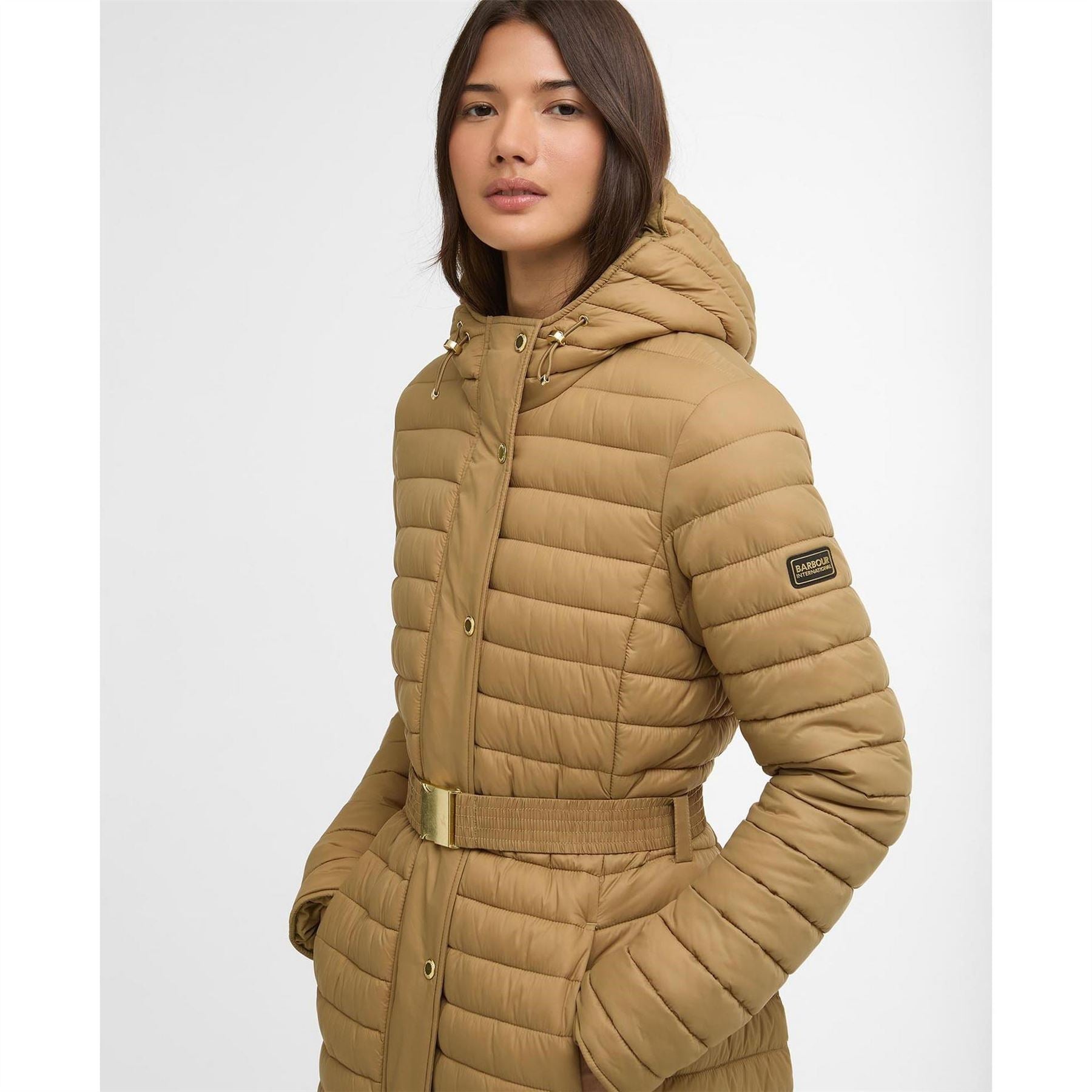 Barbour International Longline Jada Puffer Jacket