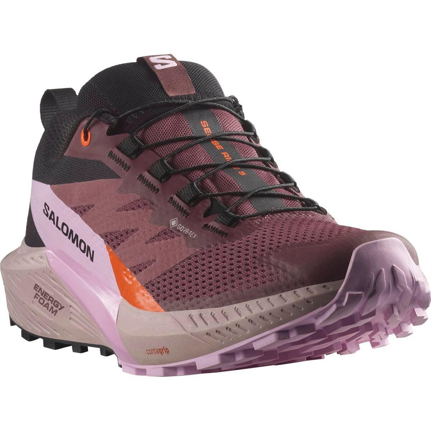 Salomon Womens Sense Ride 5 Goretex Trail Running Shoes
